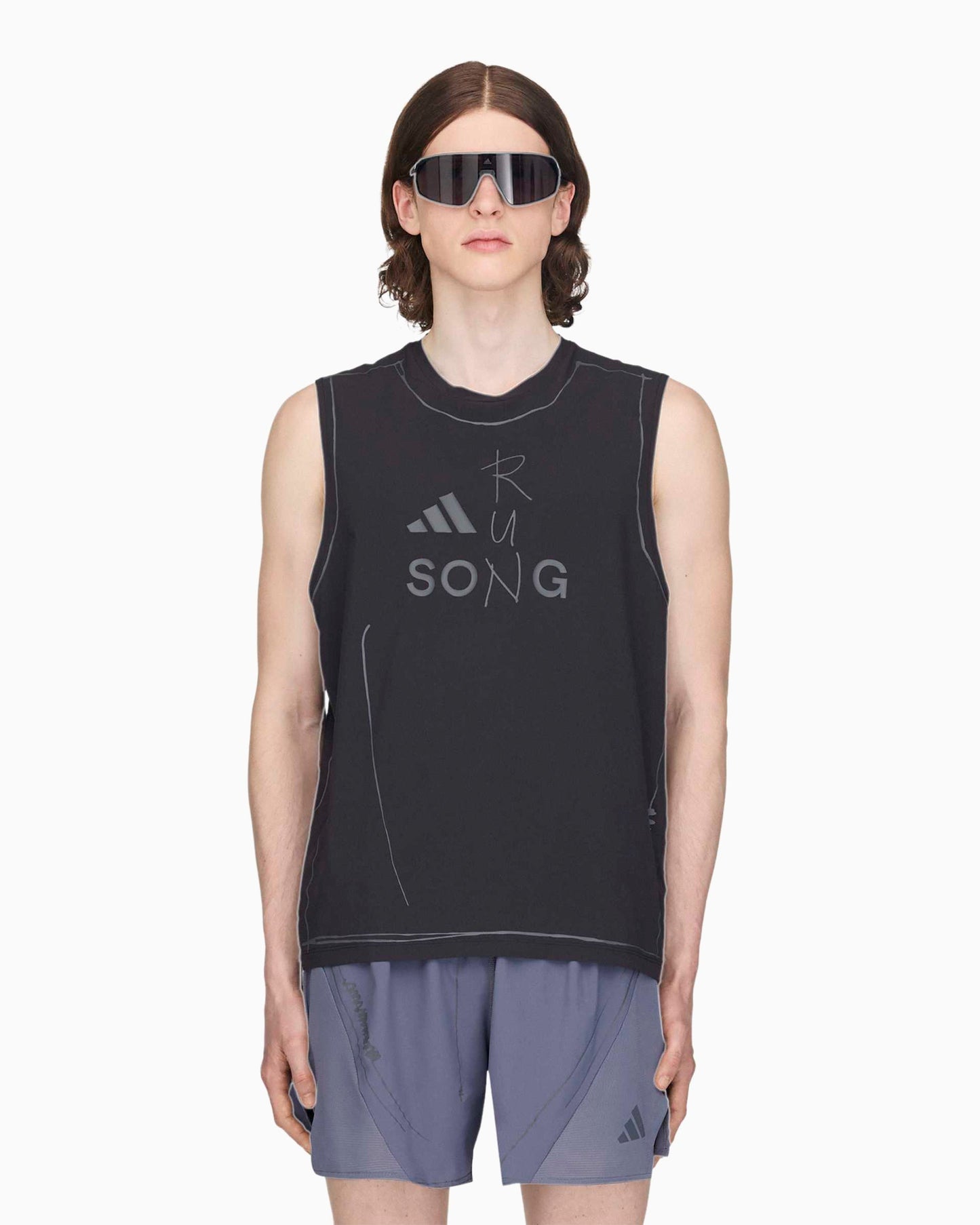 Tank Top con gráfico adidas Performance x Song For The Mute Running adi365 para hombre