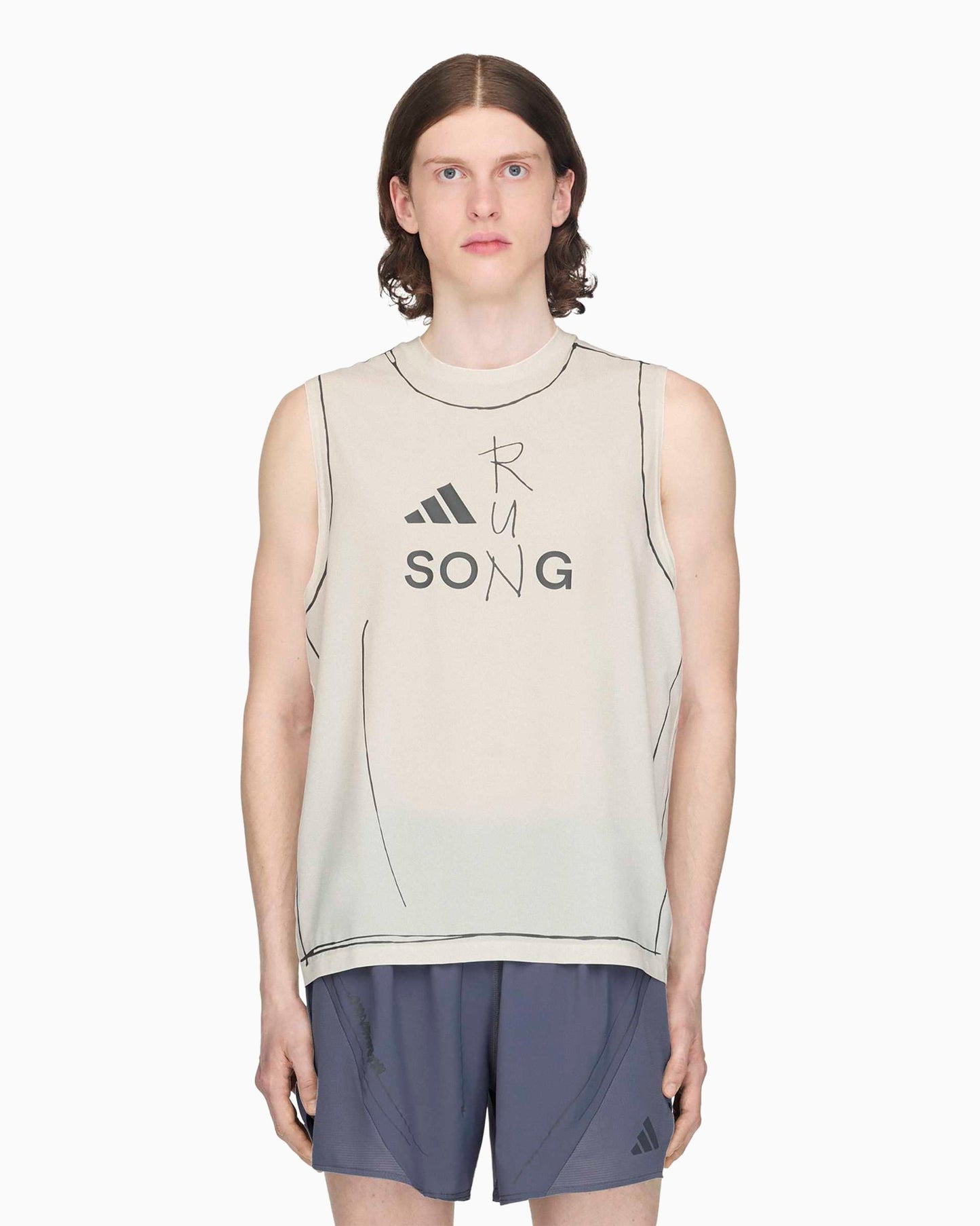 Tank Top con gráfico adidas Performance x Song For The Mute Running adi365 para hombre