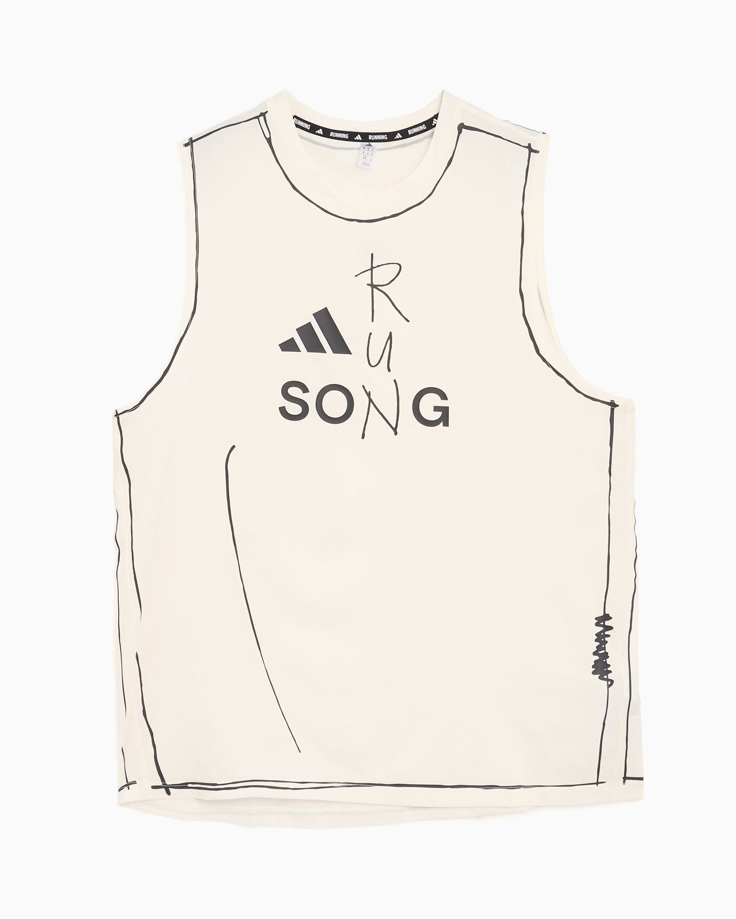 Tank Top con gráfico adidas Performance x Song For The Mute Running adi365 para hombre