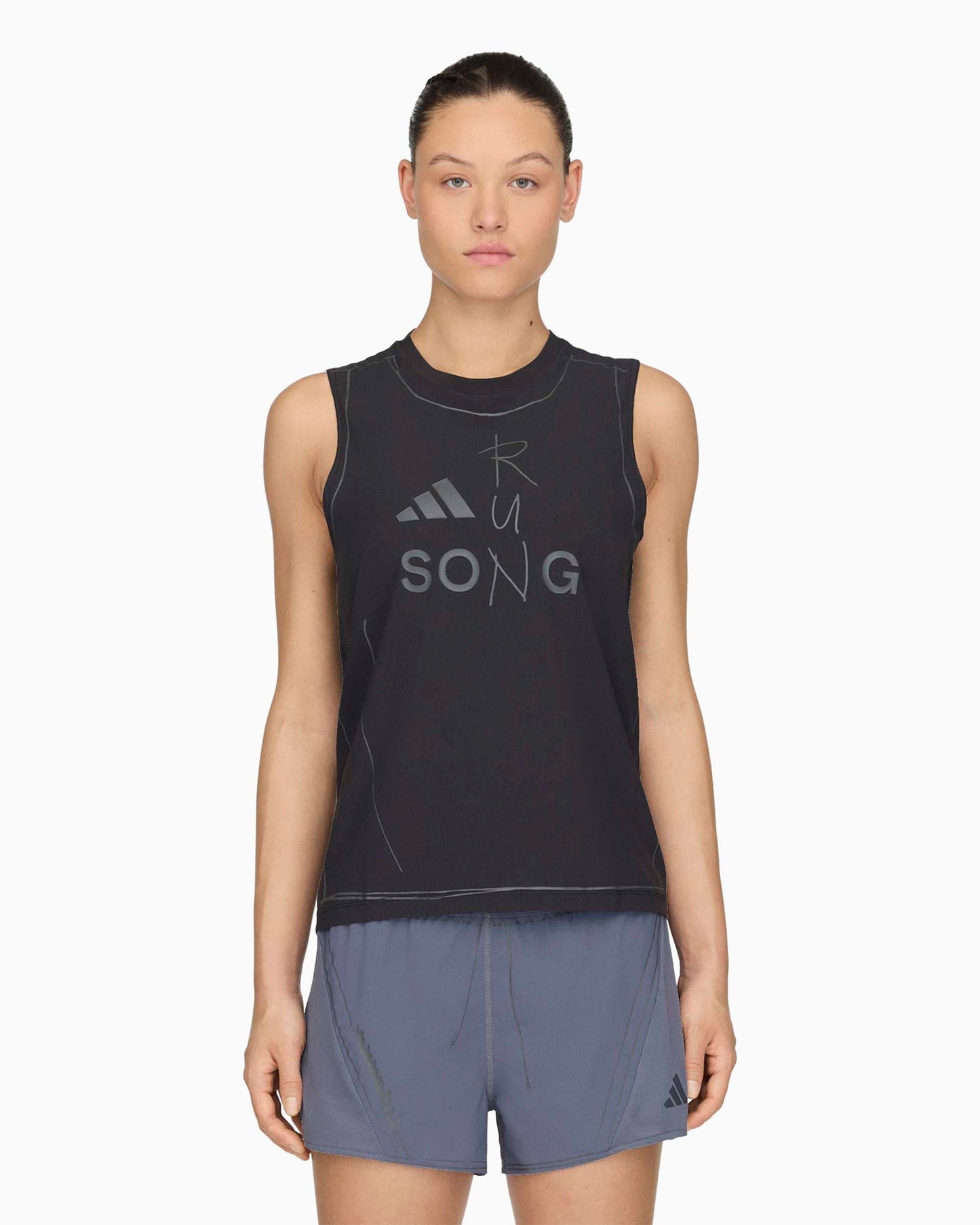 Tank Top con gráfico adidas Performance x Song For The Mute Running adi365 para mujer
