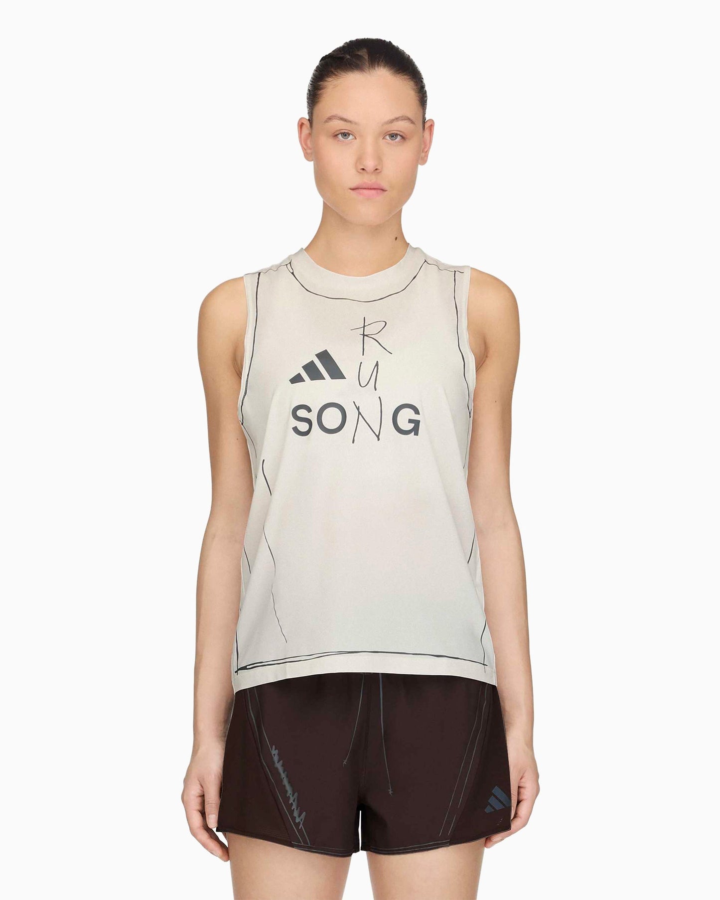 Tank Top con gráfico adidas Performance x Song For The Mute Running adi365 para mujer