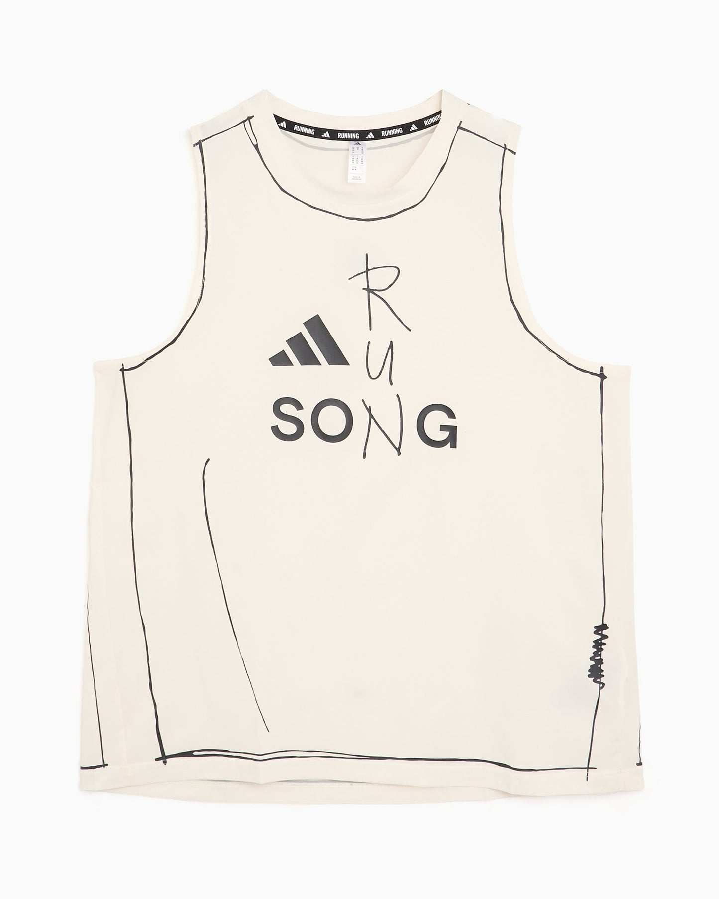 Tank Top con gráfico adidas Performance x Song For The Mute Running adi365 para mujer