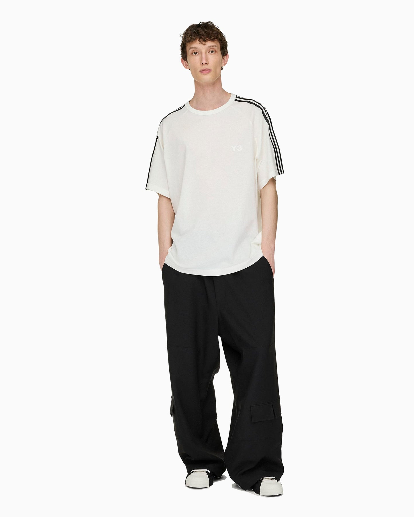 Camiseta Relaxed adidas Y-3 3-Stripes para hombre
