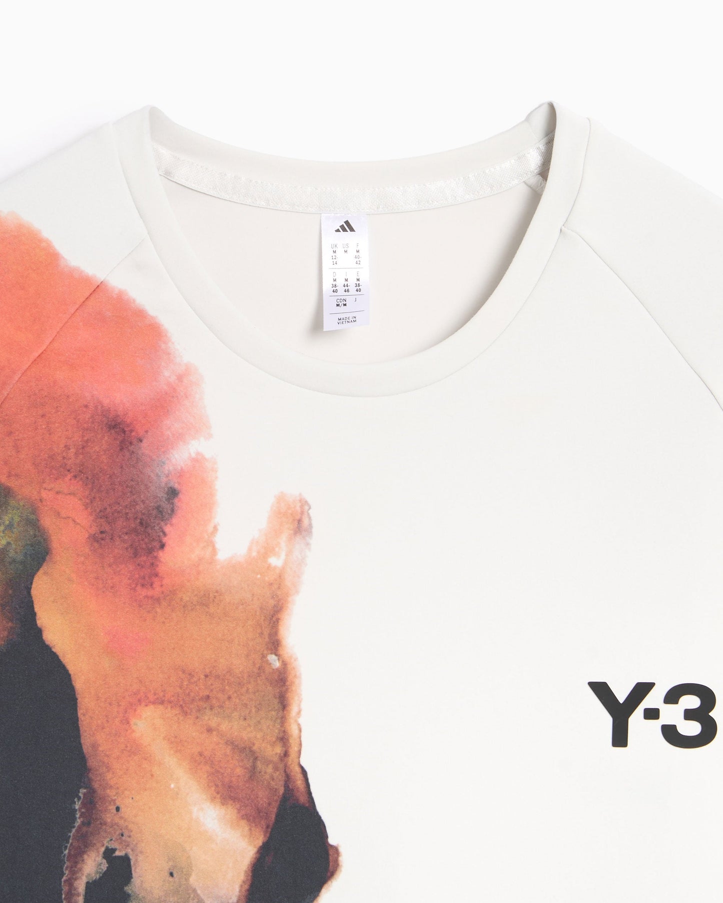 Camiseta Slim de media manga Cropped adidas Y-3 Tennis para mujer