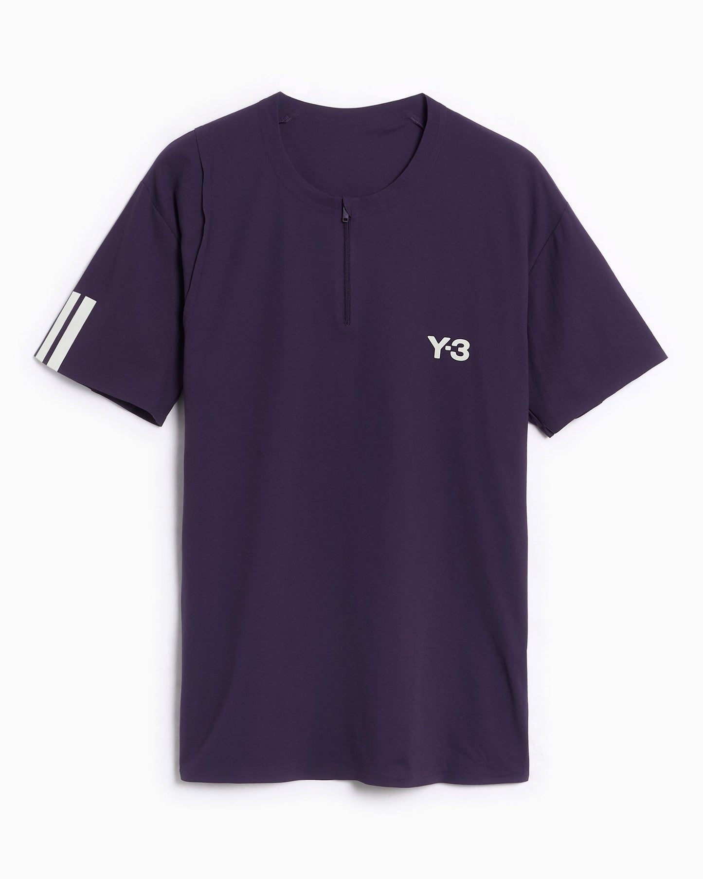 Camiseta con logo Slim Zip adidas Y-3 Tennis Pro para hombre