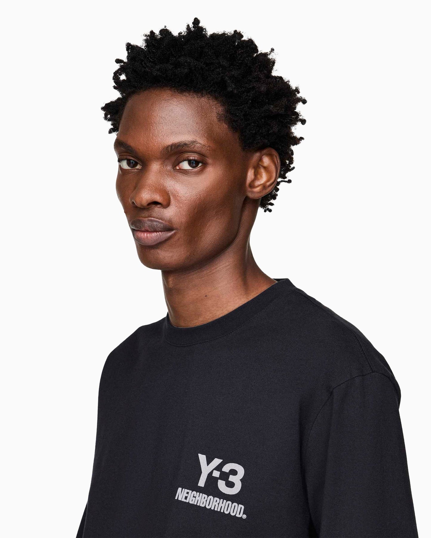 Camiseta Relaxed de manga larga adidas Y-3 x Neighborhood Logo LS para hombre