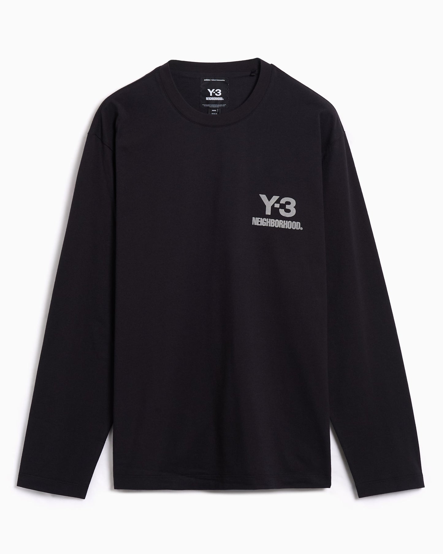Camiseta Relaxed de manga larga adidas Y-3 x Neighborhood Logo LS para hombre