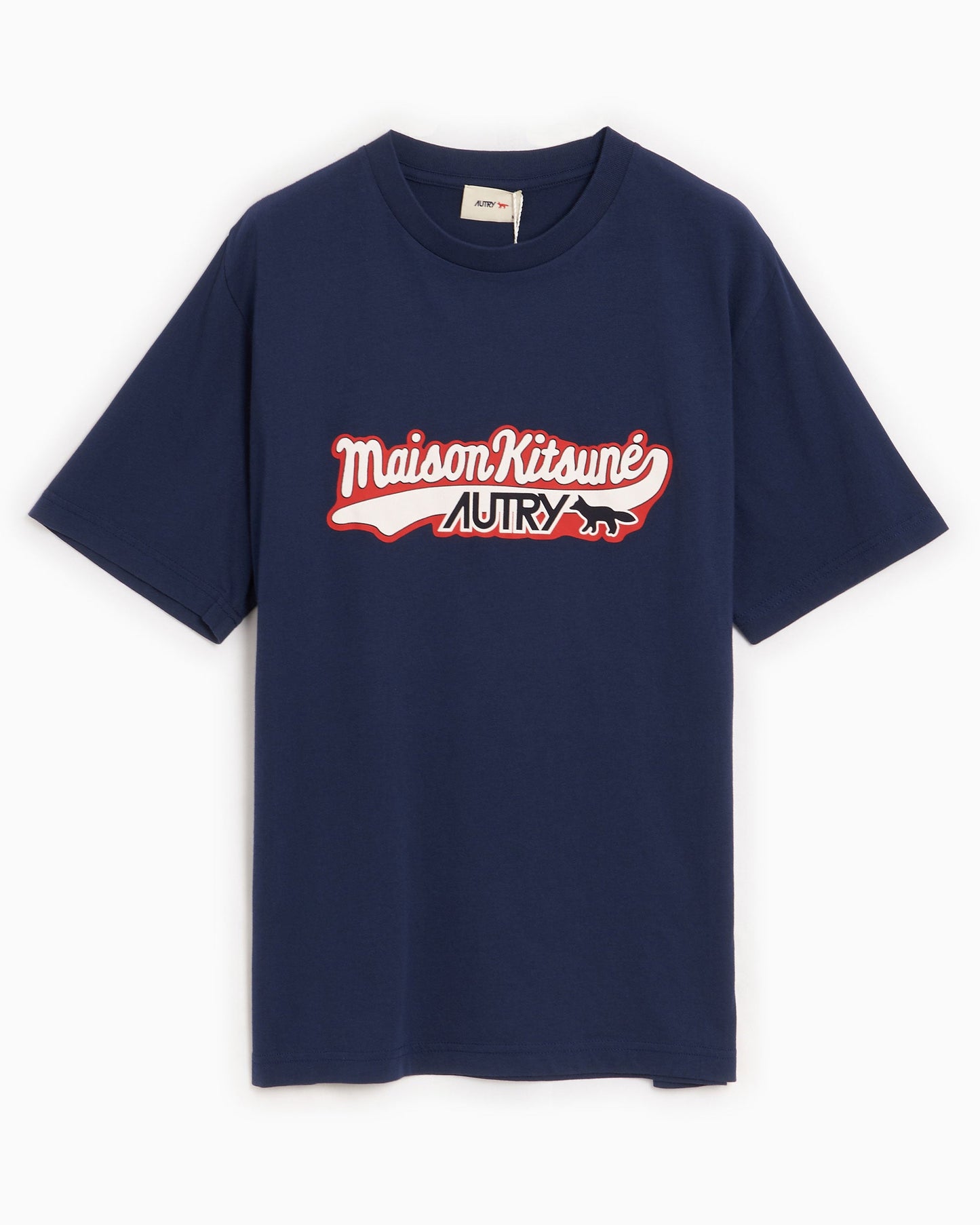 Camiseta con logo Autry x Maison Kitsuné Varsity para hombre