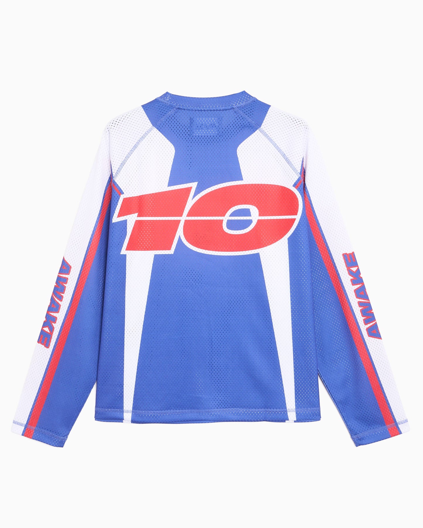 Jersey T-Shirt con gráfico Relaxed de manga larga Awake NY Mesh Racer para hombre