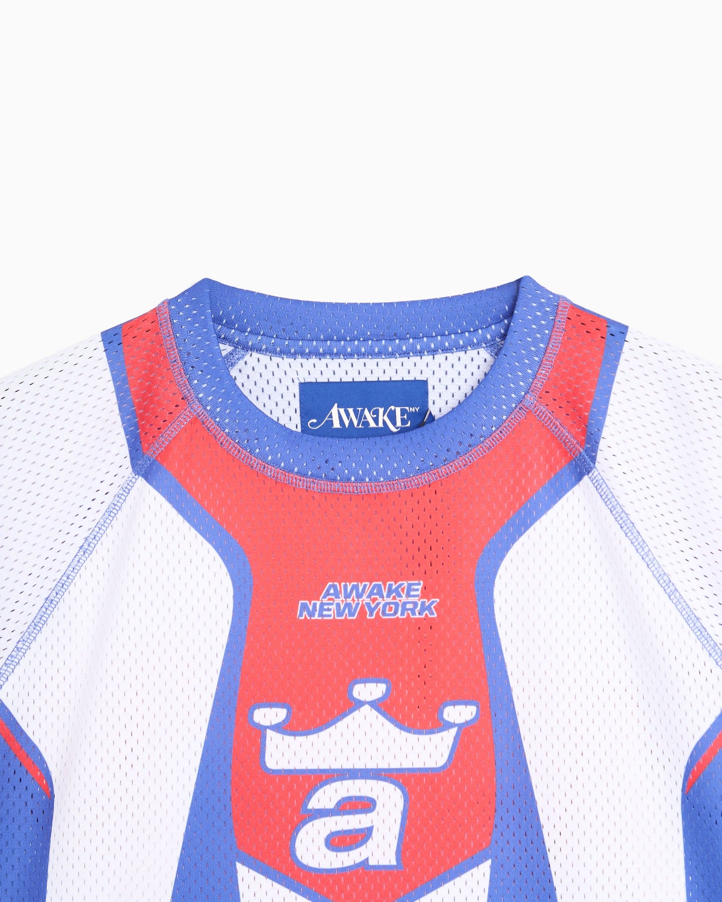 Jersey T-Shirt con gráfico Relaxed de manga larga Awake NY Mesh Racer para hombre