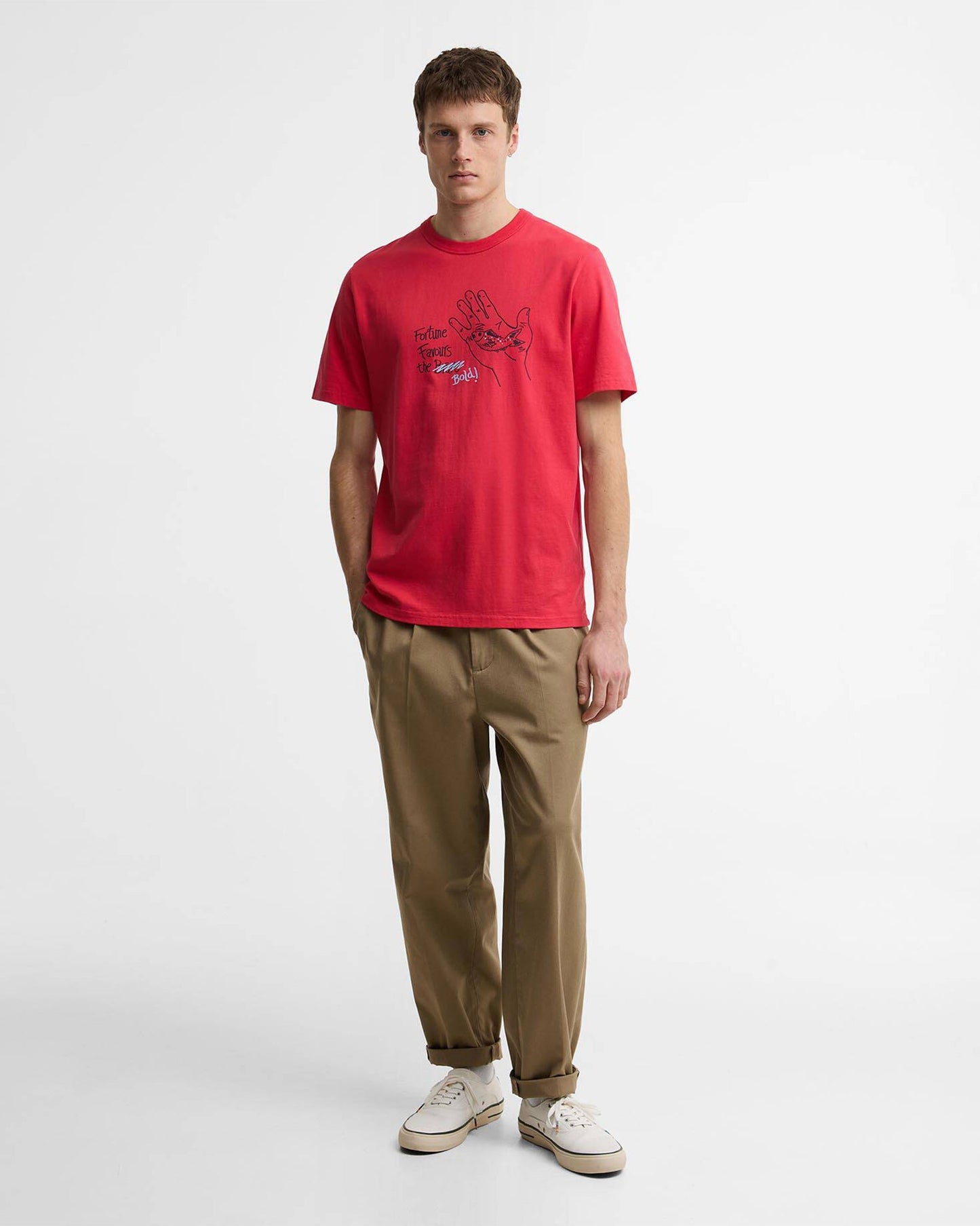Camiseta con gráfico Barbour x Paul Smith Fortune Fish para hombre