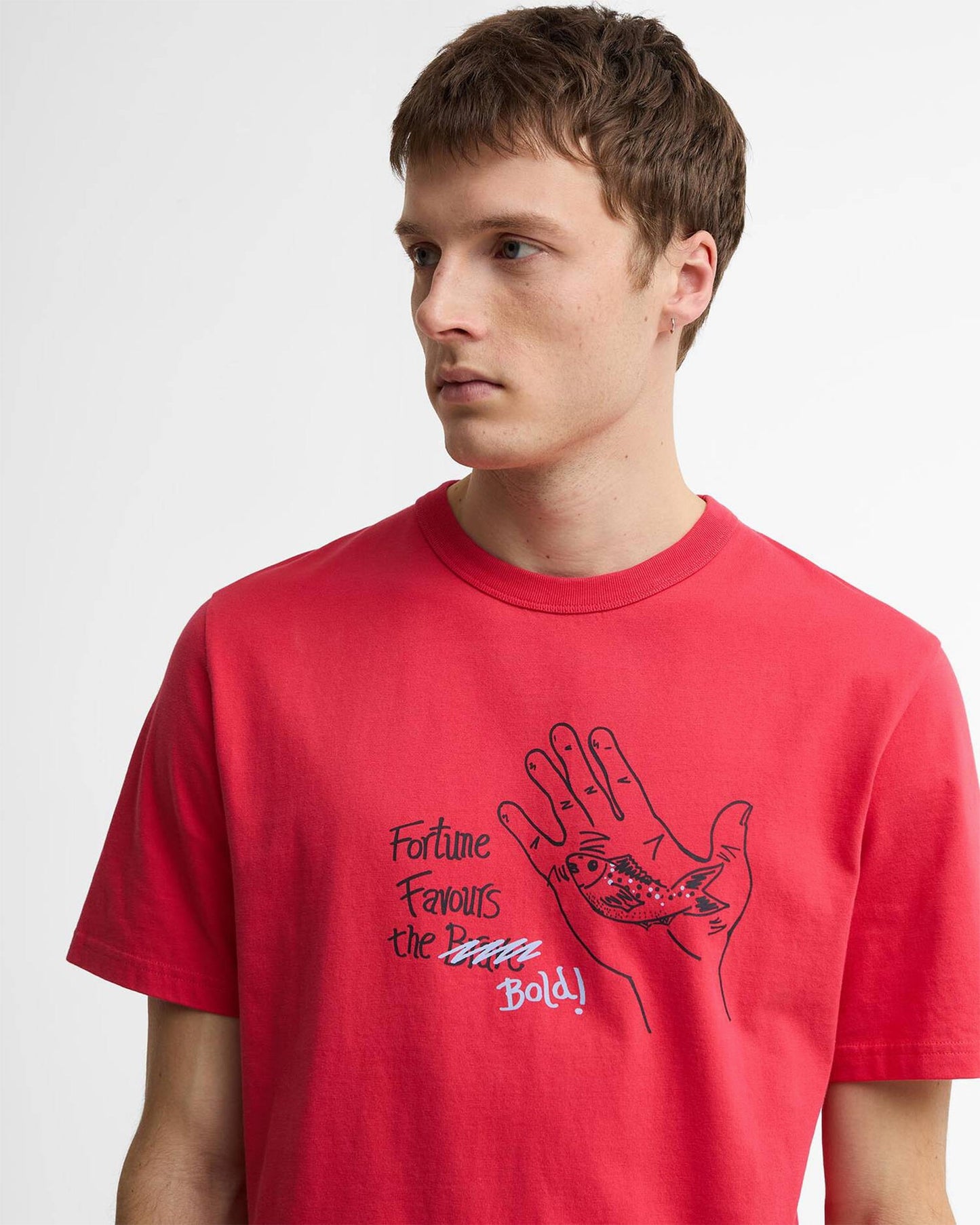 Camiseta con gráfico Barbour x Paul Smith Fortune Fish para hombre