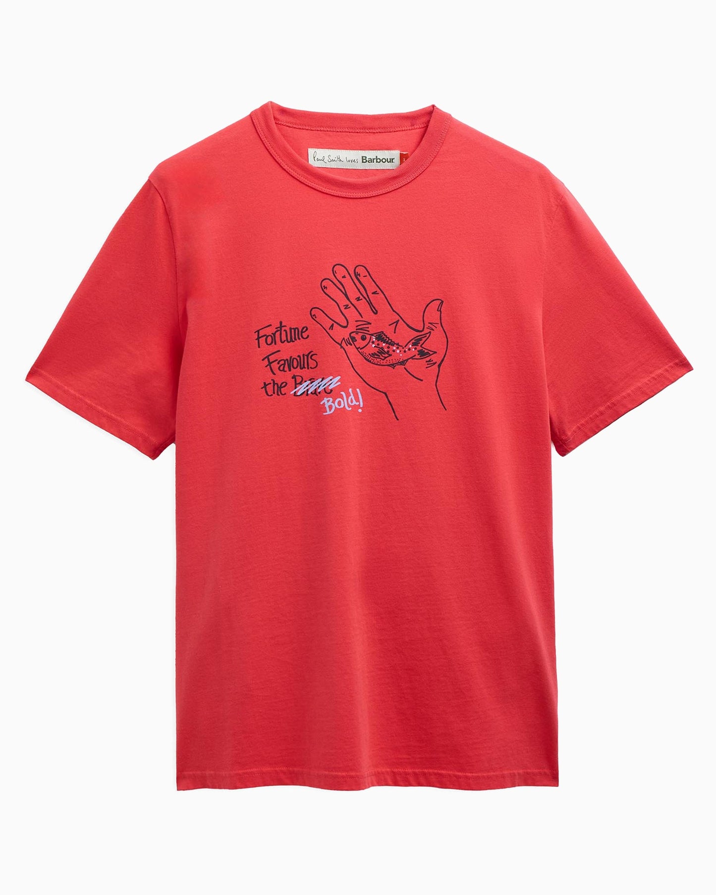 Camiseta con gráfico Barbour x Paul Smith Fortune Fish para hombre