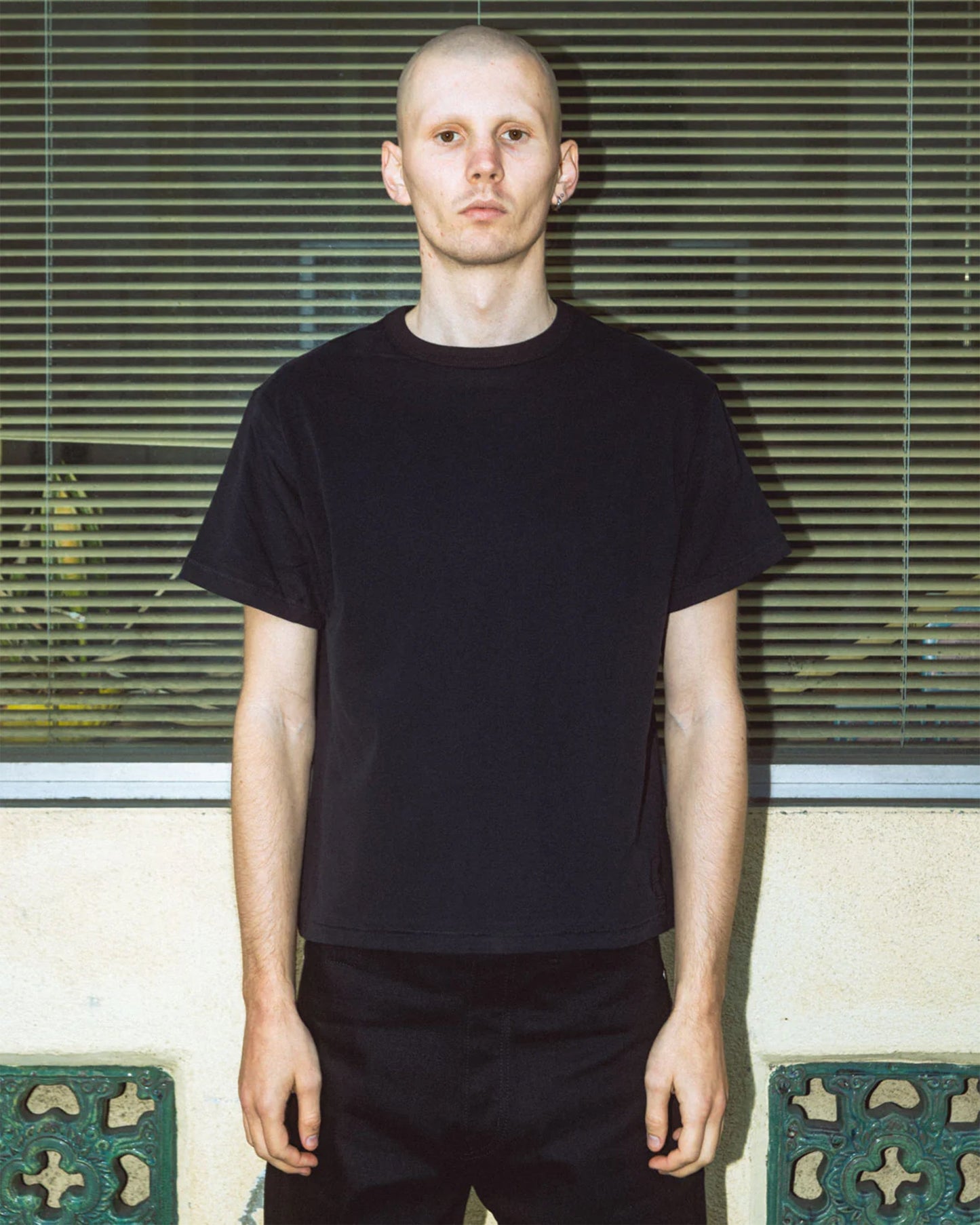 Camiseta bordado Crop Brain Dead Easy para hombre
