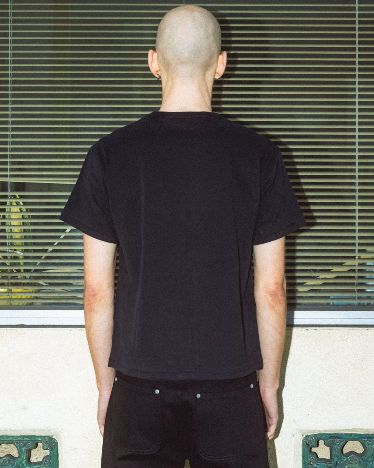 Camiseta bordado Crop Brain Dead Easy para hombre