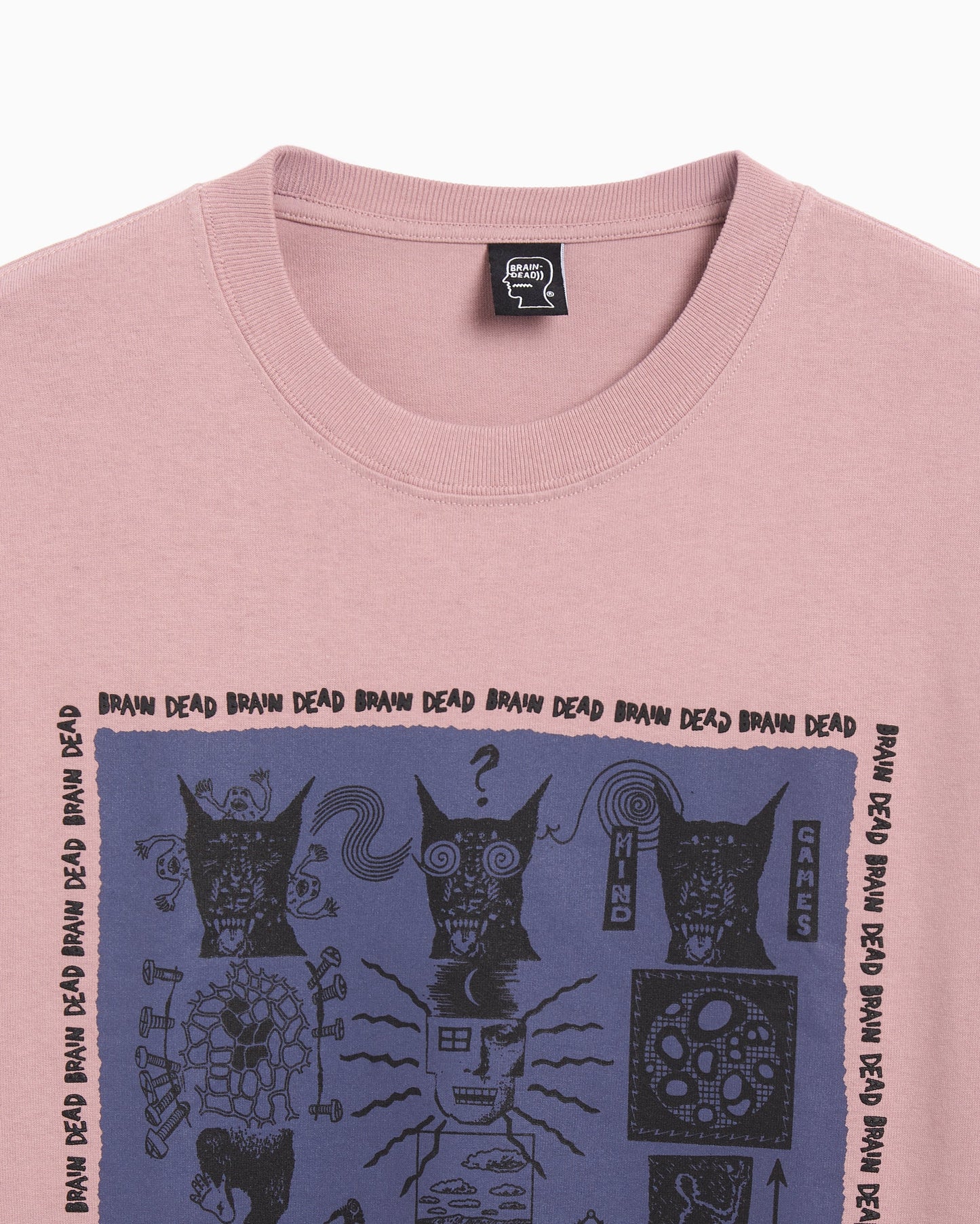 Camiseta Brain Dead Mind Games para hombre
