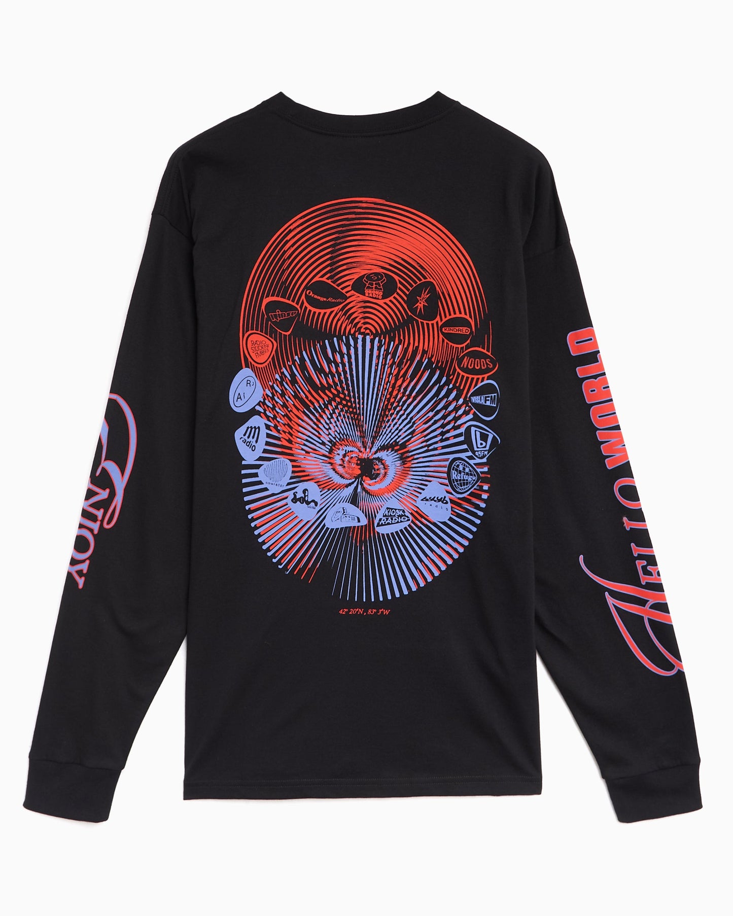 Camiseta con gráfico de manga larga Carhartt WIP Audio Archives WIP Unisex
