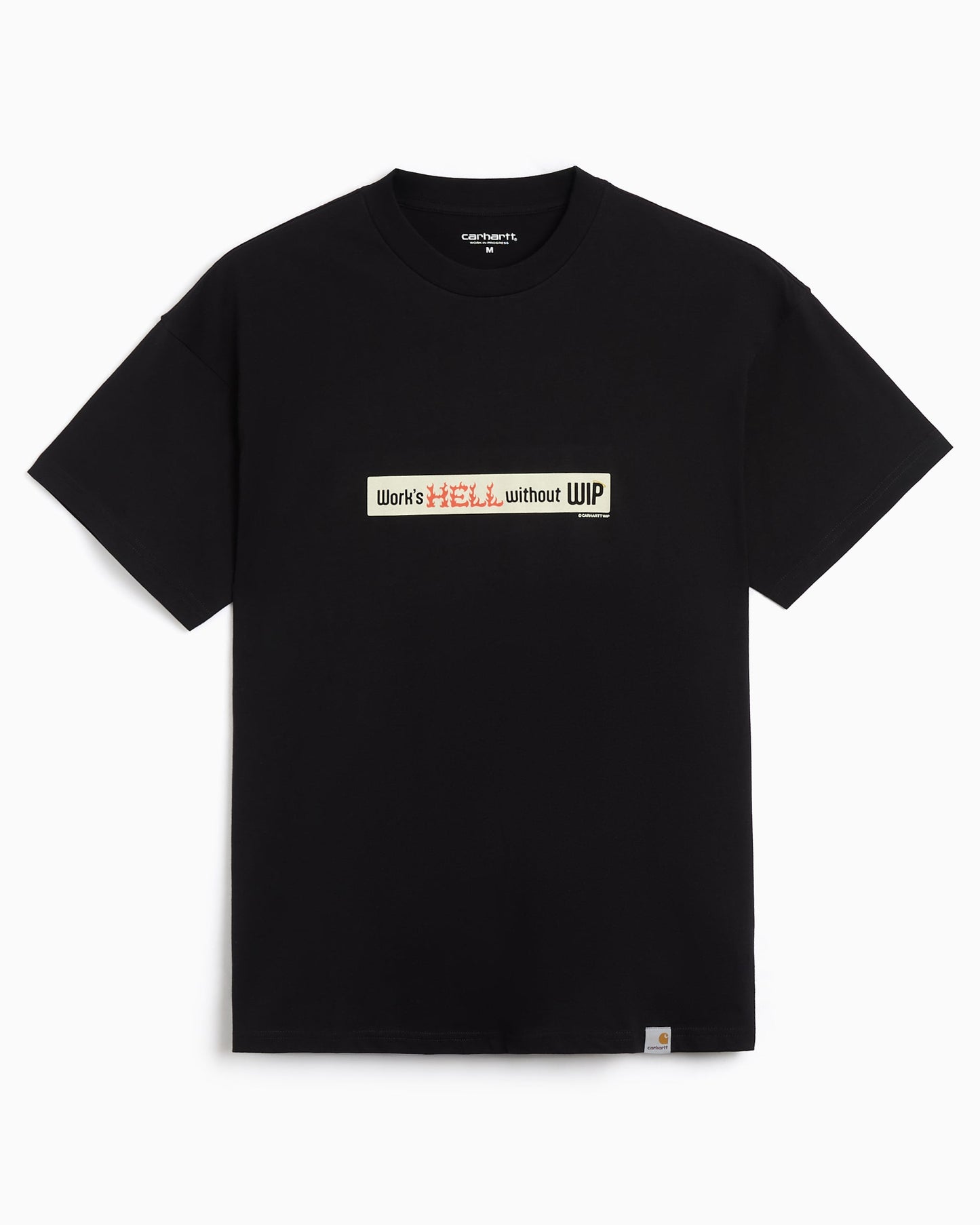 Camiseta con gráfico Relaxed Carhartt WIP Bumper Stickers para hombre