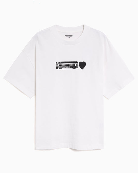 Camiseta con gráfico Relaxed Carhartt WIP Deconstructed Label para hombre