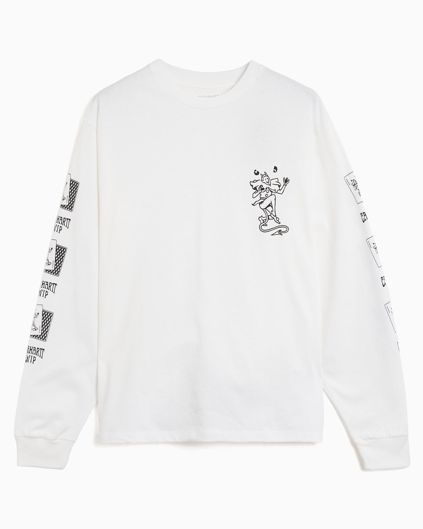 Camiseta con gráfico Relaxed de manga larga Carhartt WIP Playing Cards para mujer