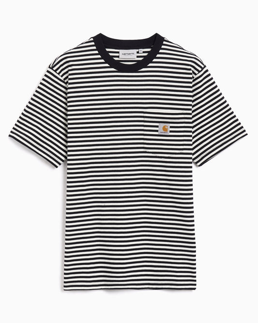 Camiseta de rayas Carhartt WIP Verner Pocket Unisex