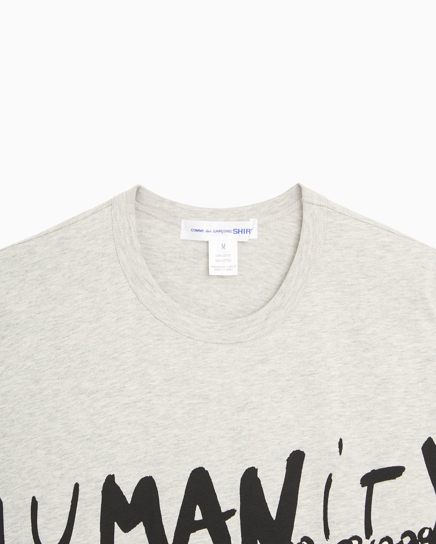 Camiseta con gráfico Comme Des Garçons Shirt x Dan Perjovschi "Humanity" para hombre