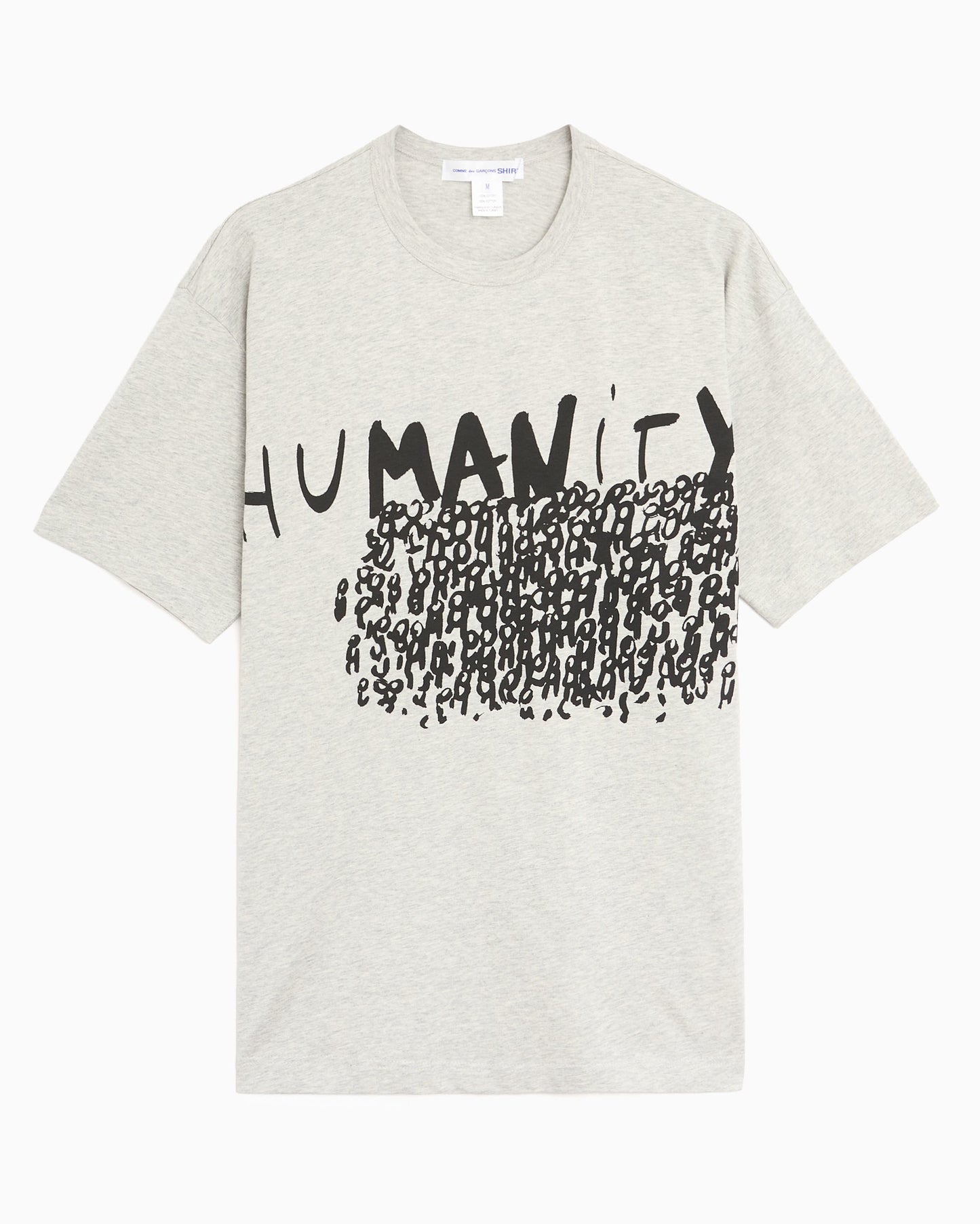 Camiseta con gráfico Comme Des Garçons Shirt x Dan Perjovschi "Humanity" para hombre