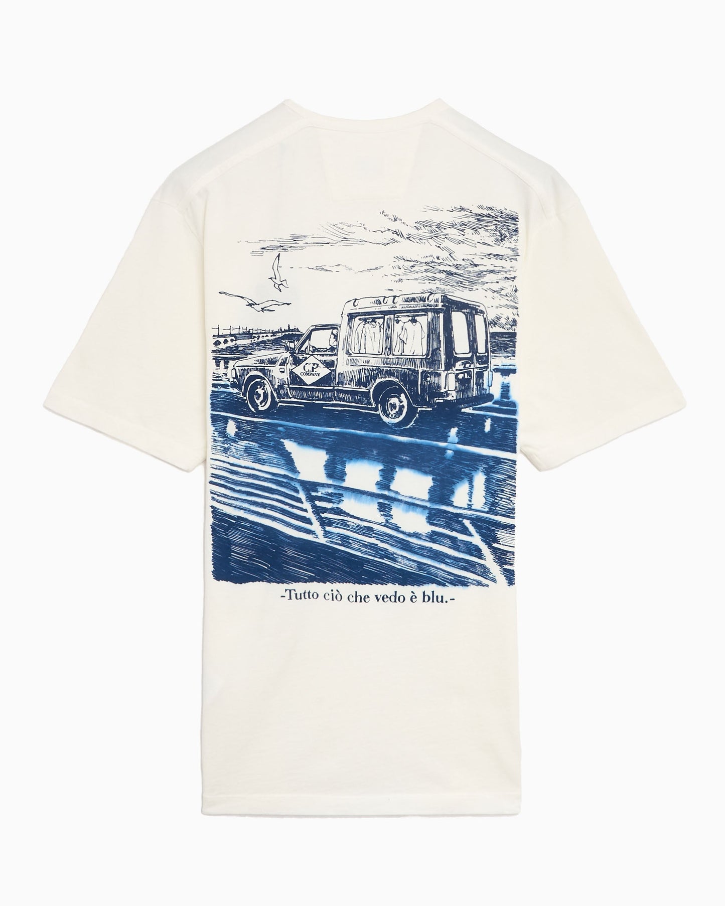 Camiseta con gráfico CP Company para hombre