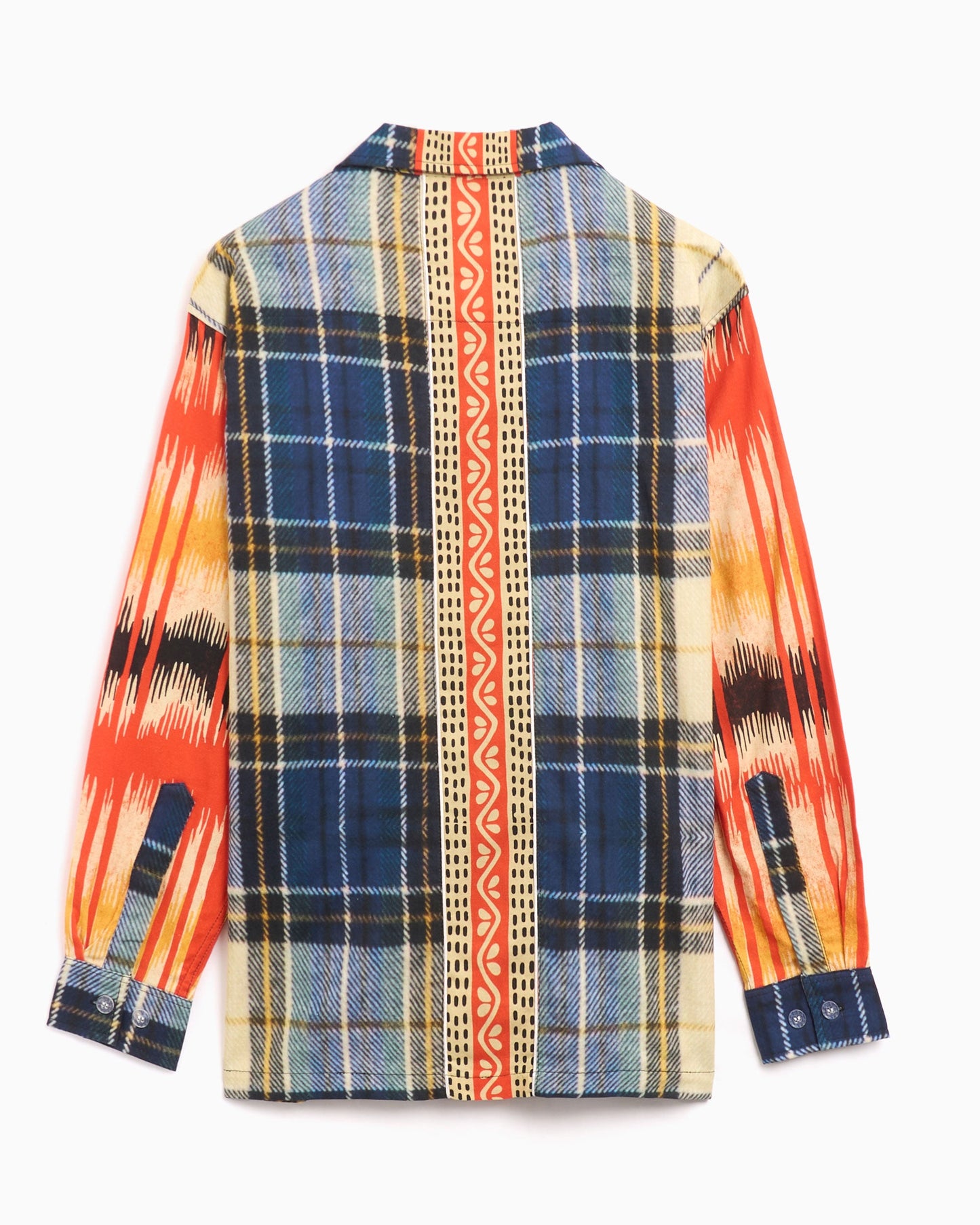 Camiseta DEVÁ STATES Ikat Men's Long Sleeve Linen Shirt para hombre