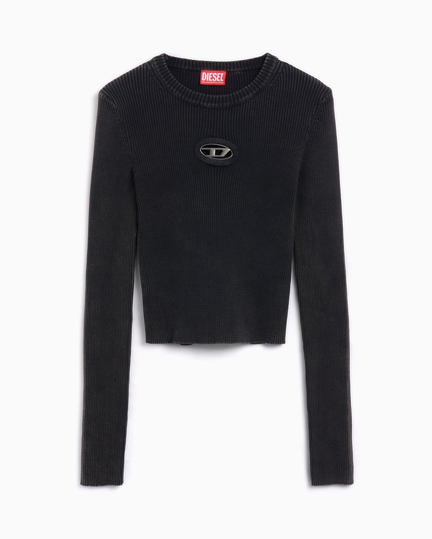 Camiseta Slim Diesel M-Anchor-A Women's Long Sleeve Knit T-Shirt para mujer