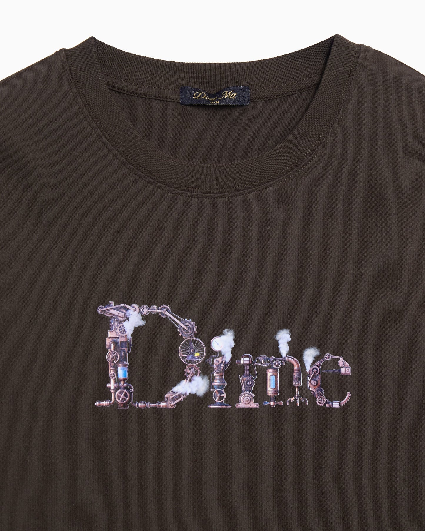 Camiseta con logo Relaxed Dime MTL Classic Steampunk para hombre