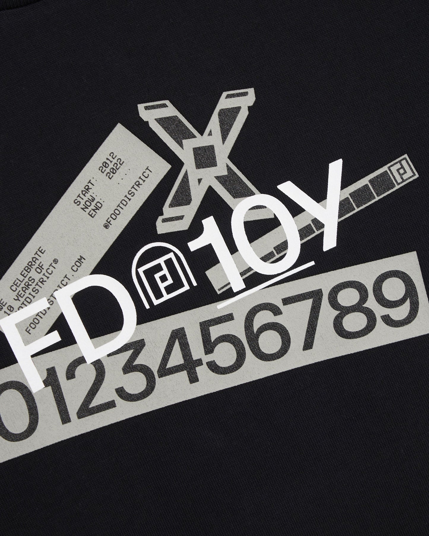 Camiseta FOOTDISTRICT 10th Anniversary FD10Y Unisex T-Shirt Unisex