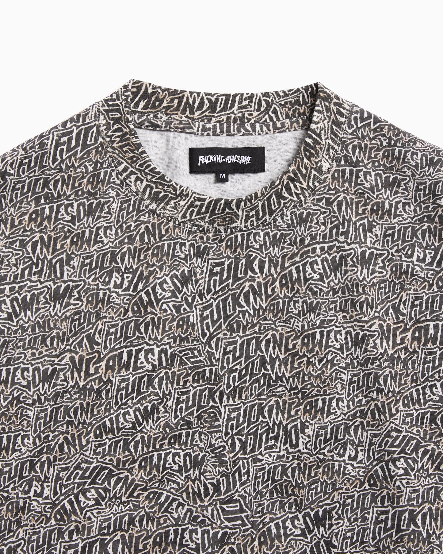 Camiseta Fucking Awesome Burnt Sticker Stamp para hombre