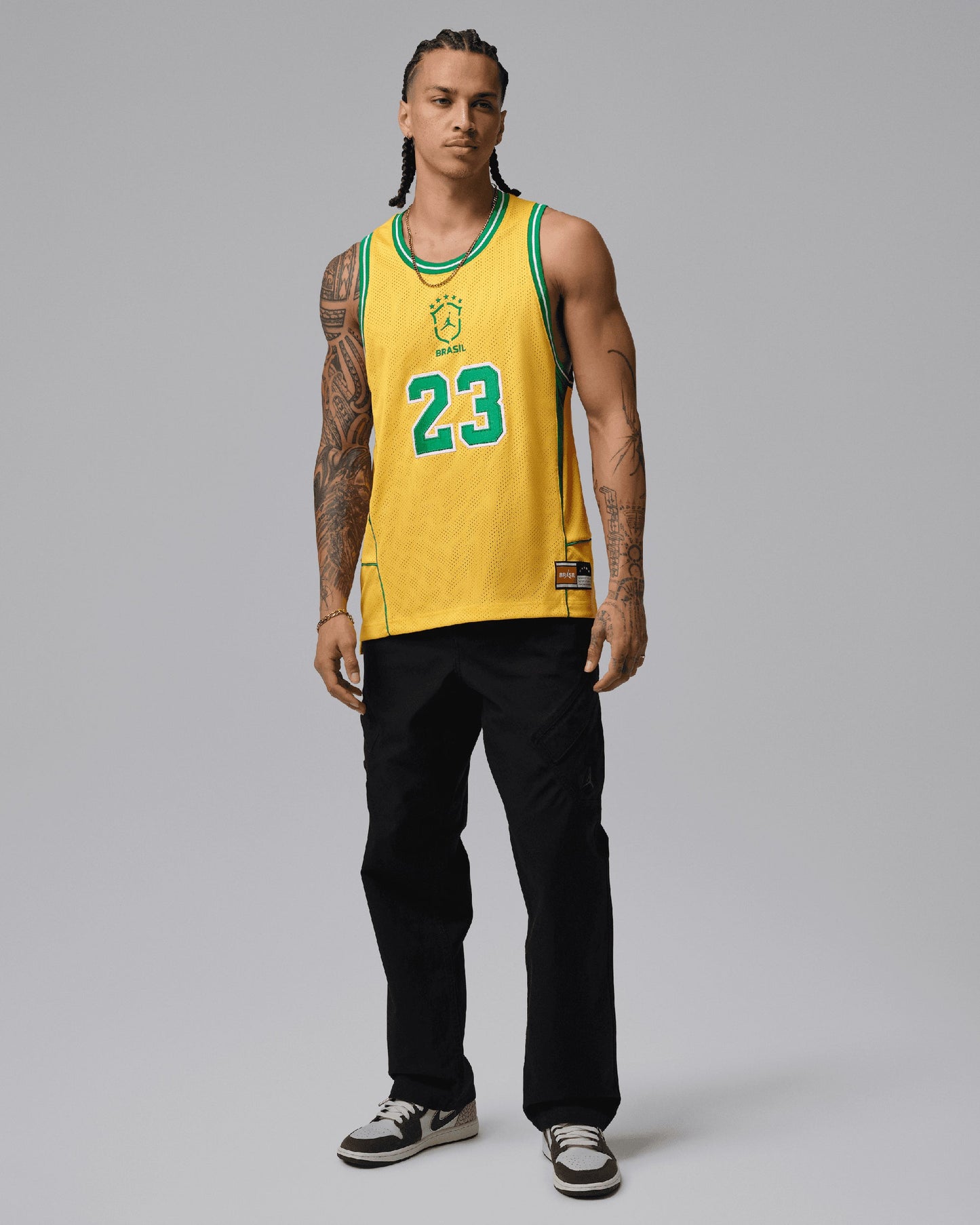 Jersey T-Shirt con logo Relaxed Jordan Brasil para hombre