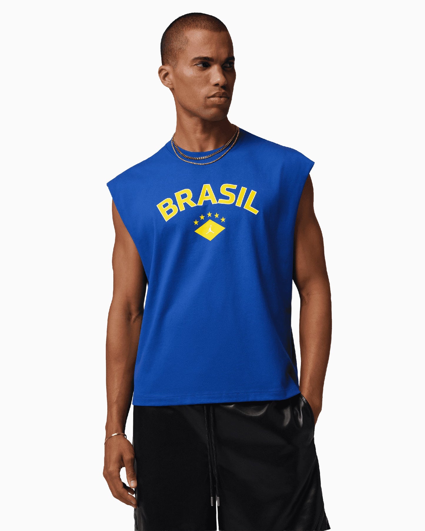 Camiseta con logo Relaxed Sin mangas Jordan Brasil para hombre