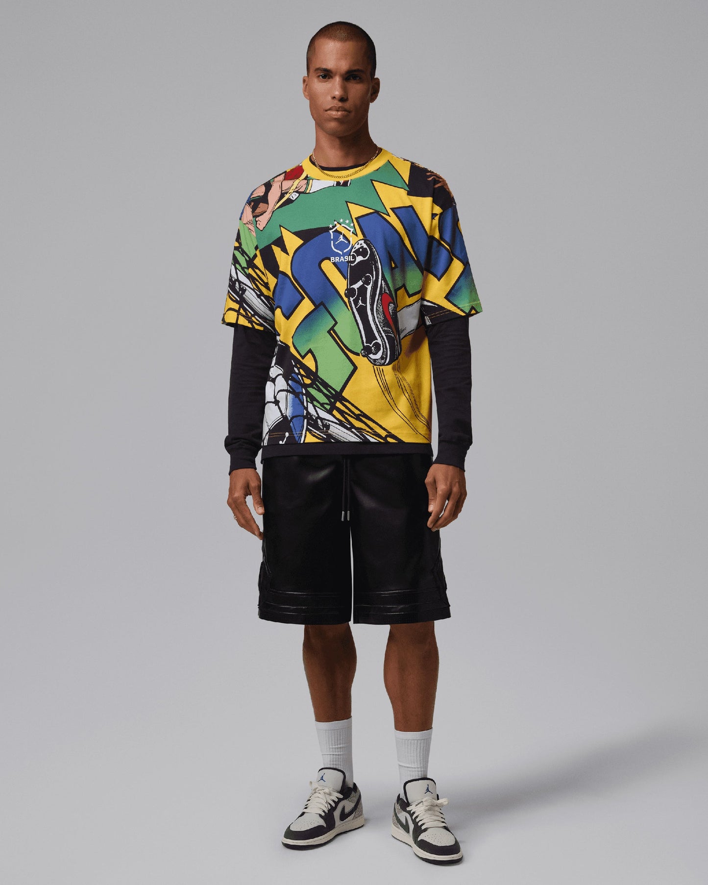 Camiseta con gráfico Boxy Jordan Essentials Brasil para hombre
