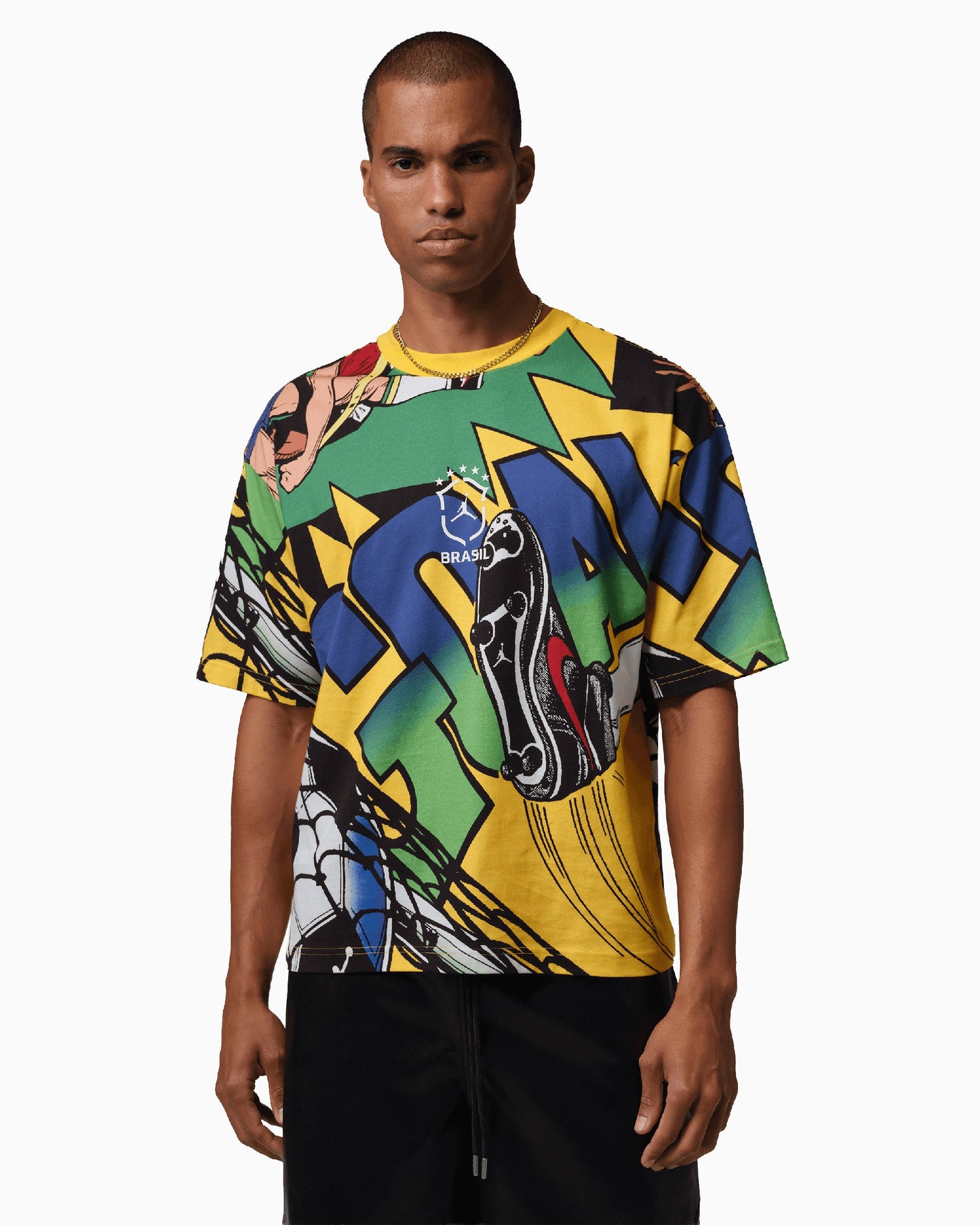 Camiseta con gráfico Boxy Jordan Essentials Brasil para hombre