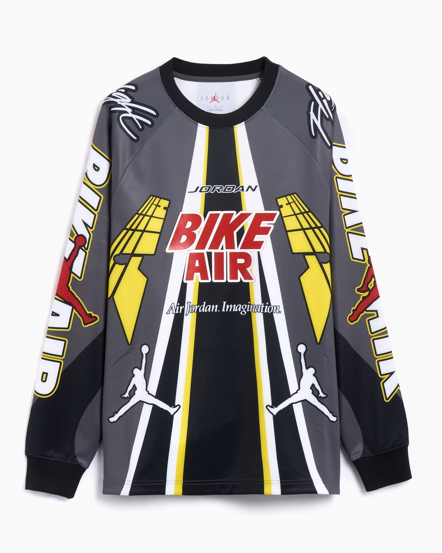 Camiseta Oversize Jordan x Nigel Sylvester Bike Men's Long Sleeve T-Shirt para hombre