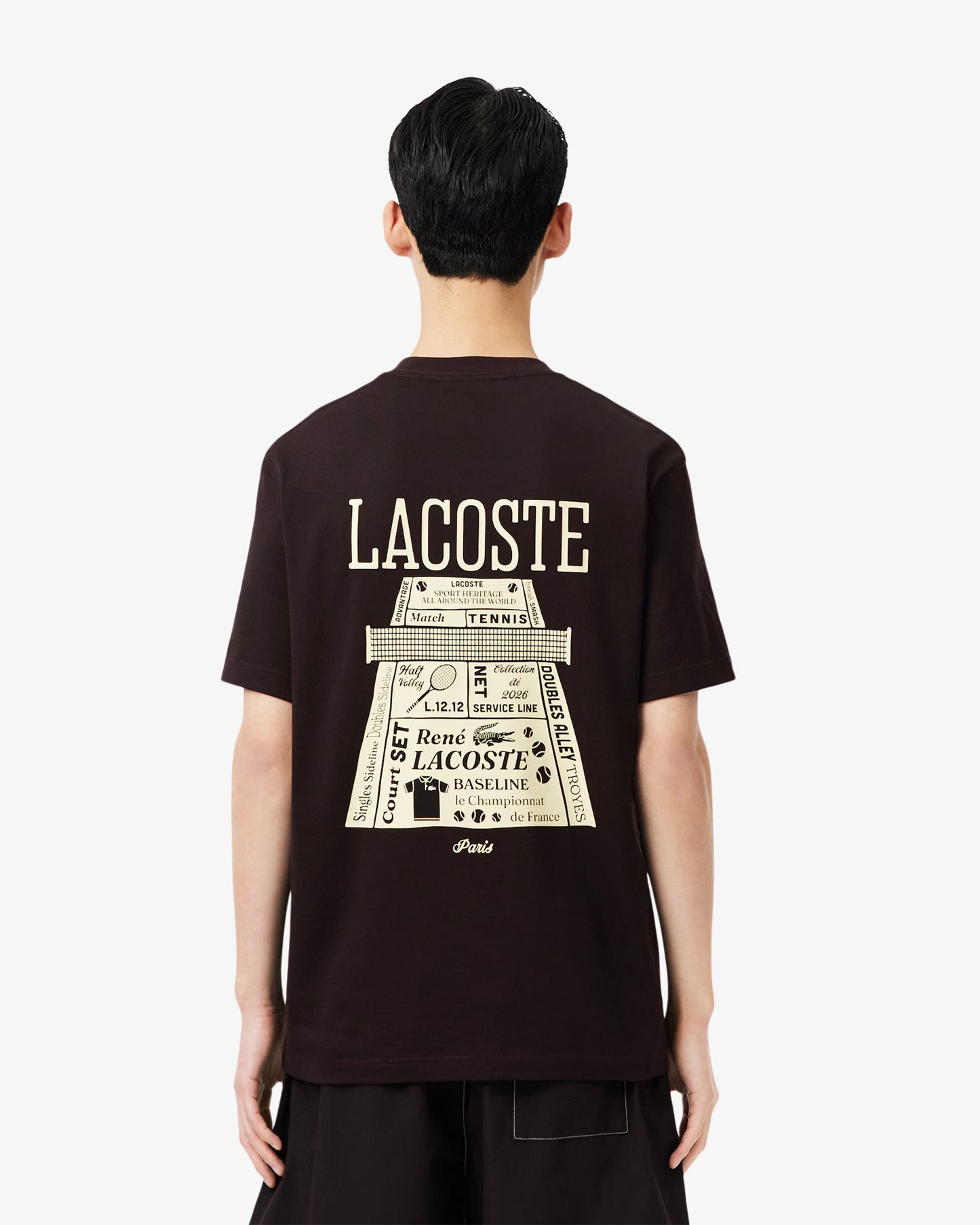 Camiseta con gráfico Lacoste para hombre