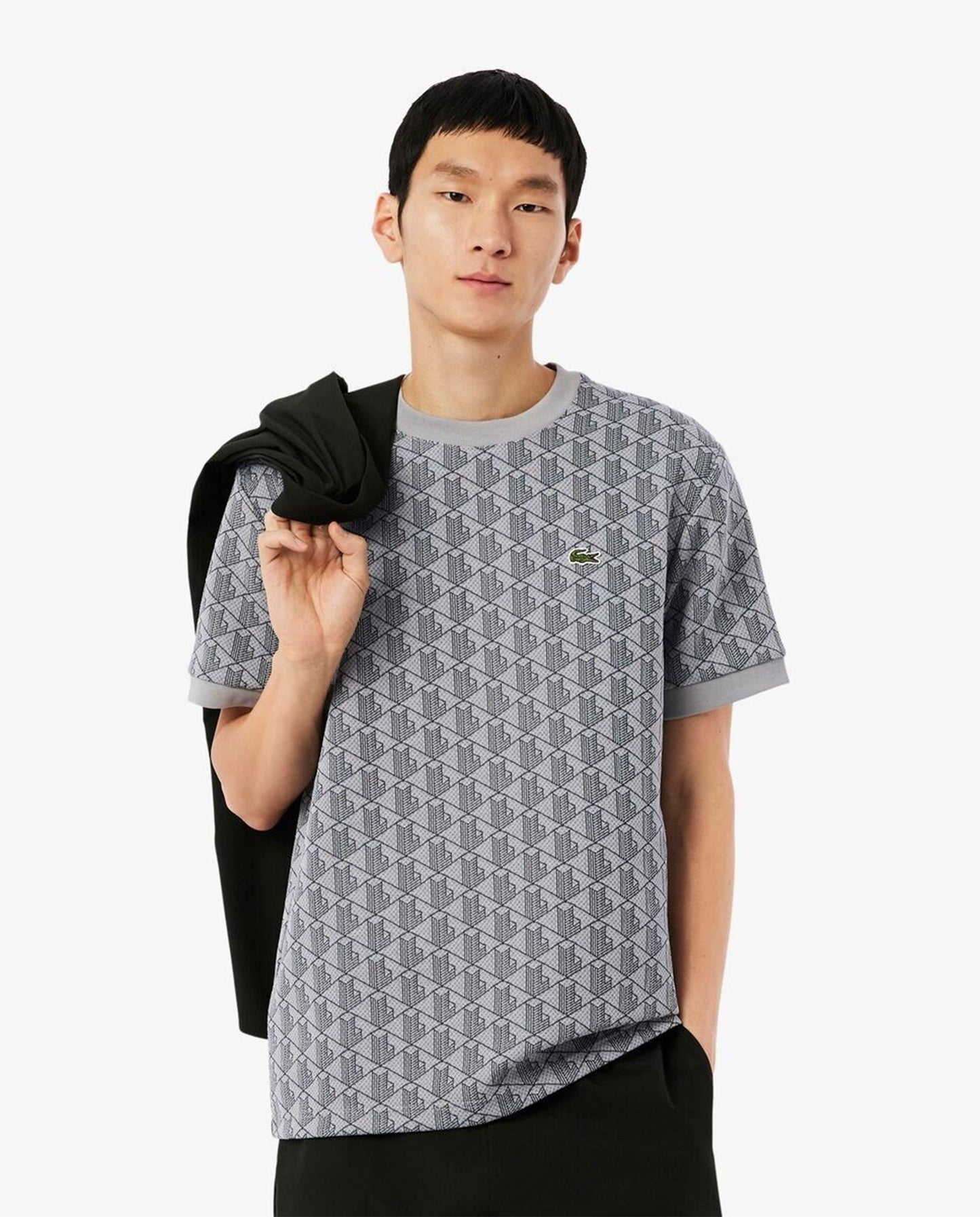 Camiseta con gráfico Lacoste Jacquard para hombre