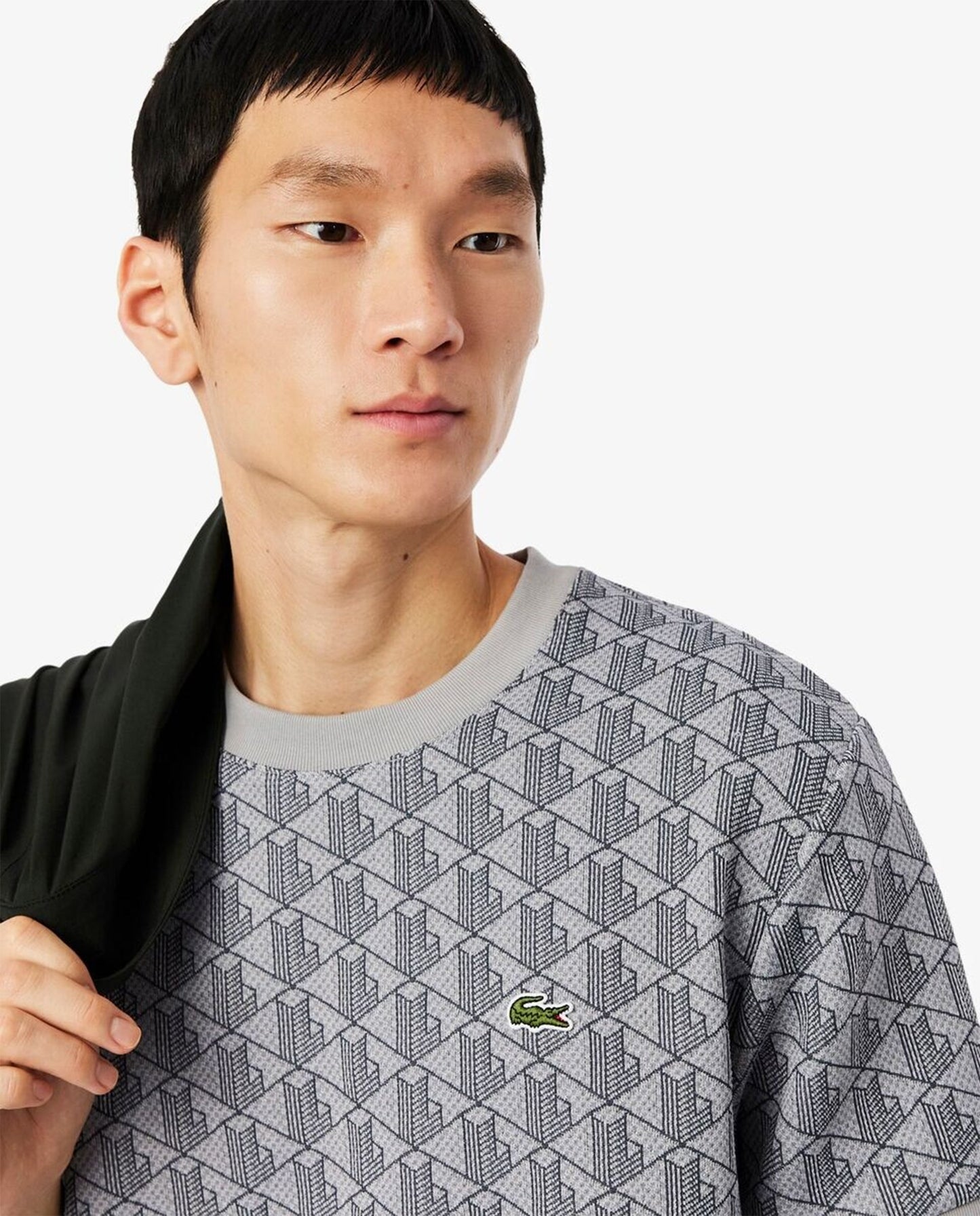 Camiseta con gráfico Lacoste Jacquard para hombre