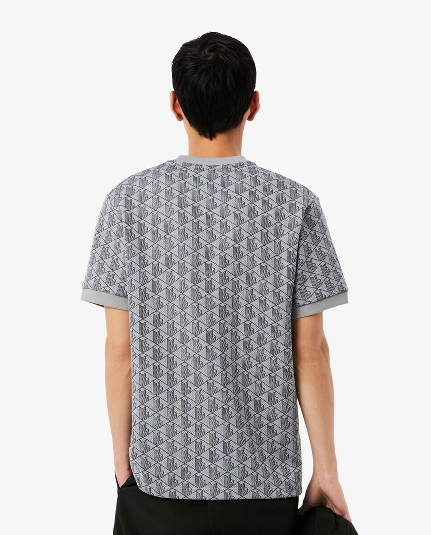 Camiseta con gráfico Lacoste Jacquard para hombre