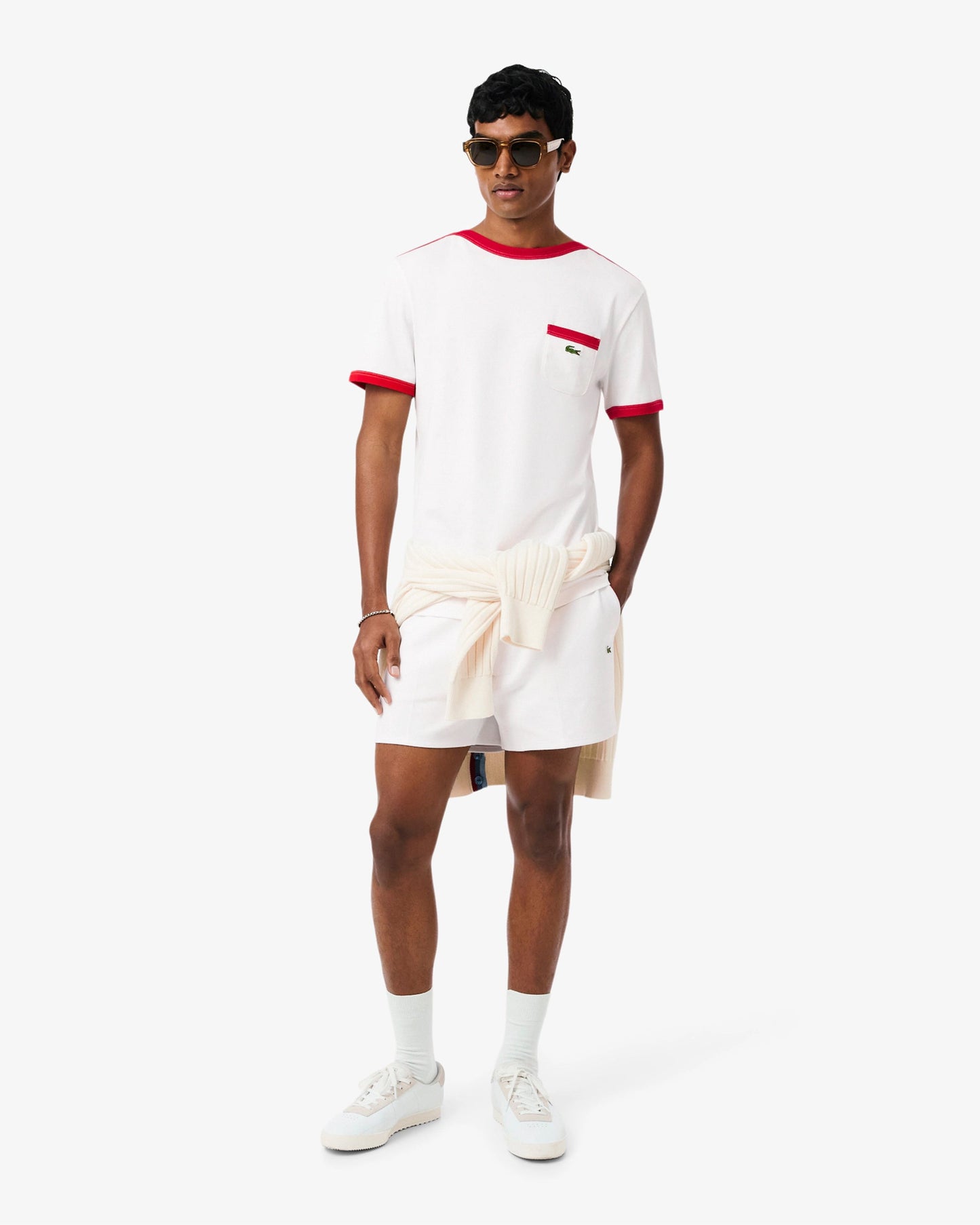 Camiseta con logo Lacoste Re-edition para hombre