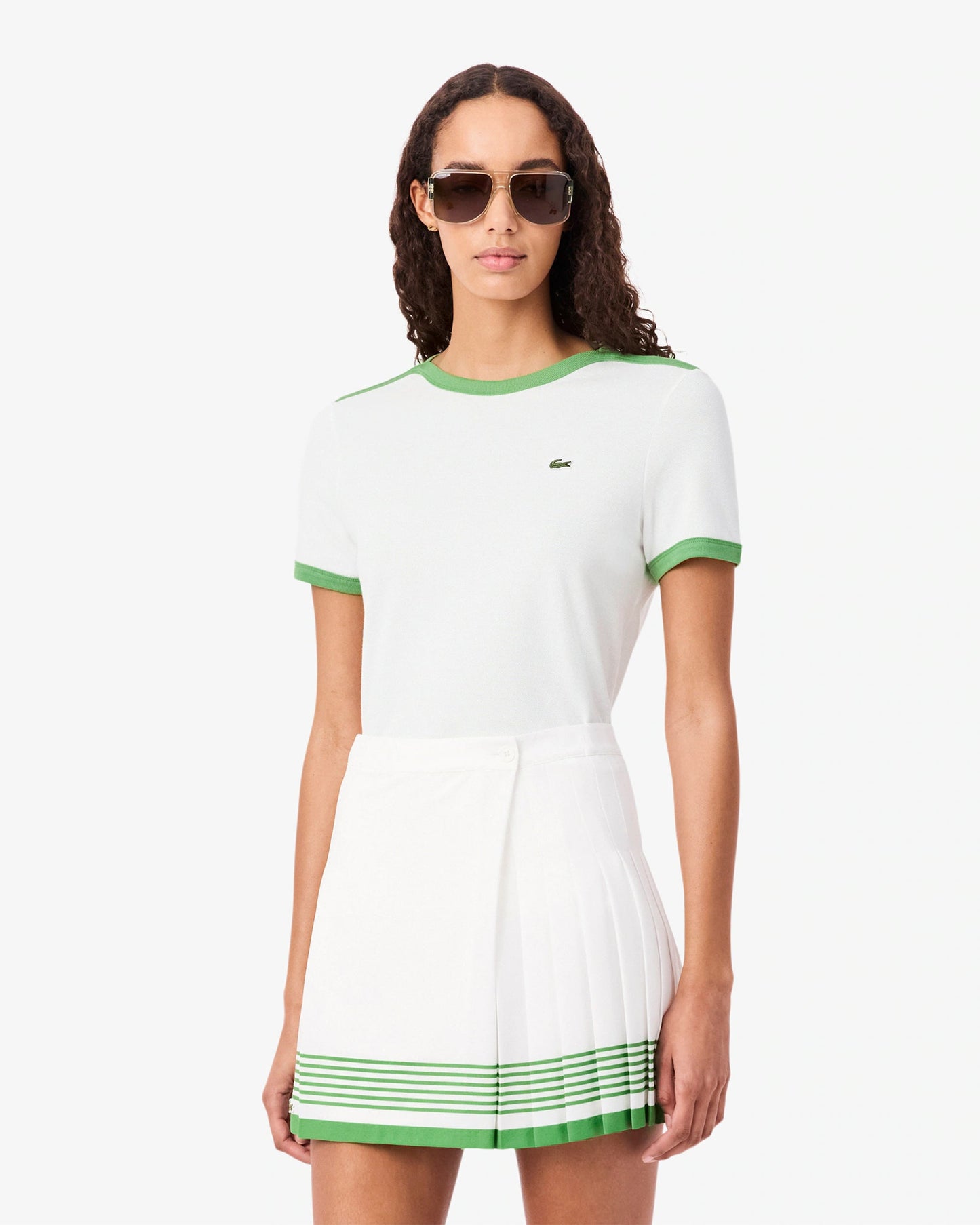 Camiseta con logo Lacoste Re-edition para mujer