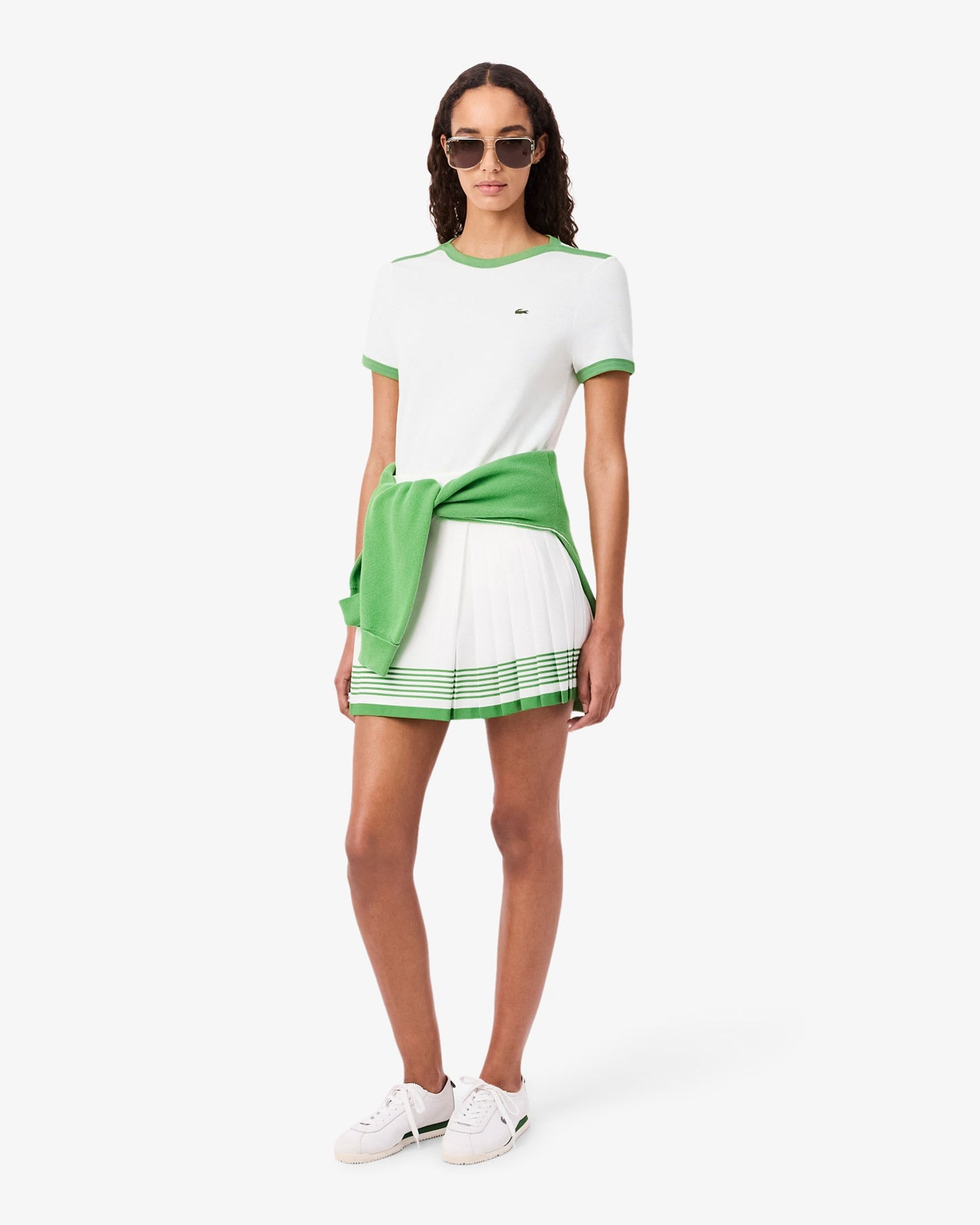 Camiseta con logo Lacoste Re-edition para mujer