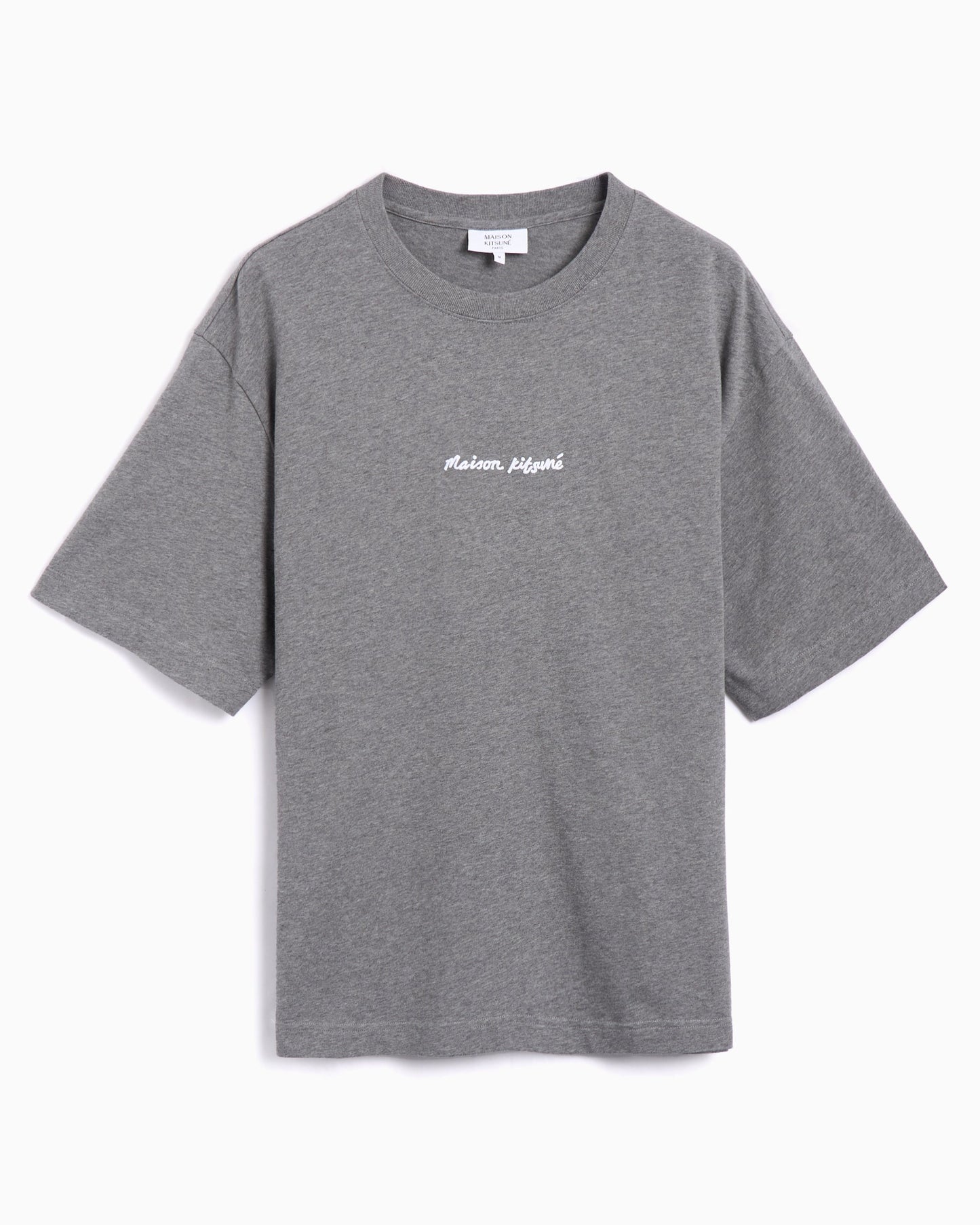 Camiseta Maison Kitsuné Maison Kitsuné Embroidery Men's Oversize T-Shirt para hombre