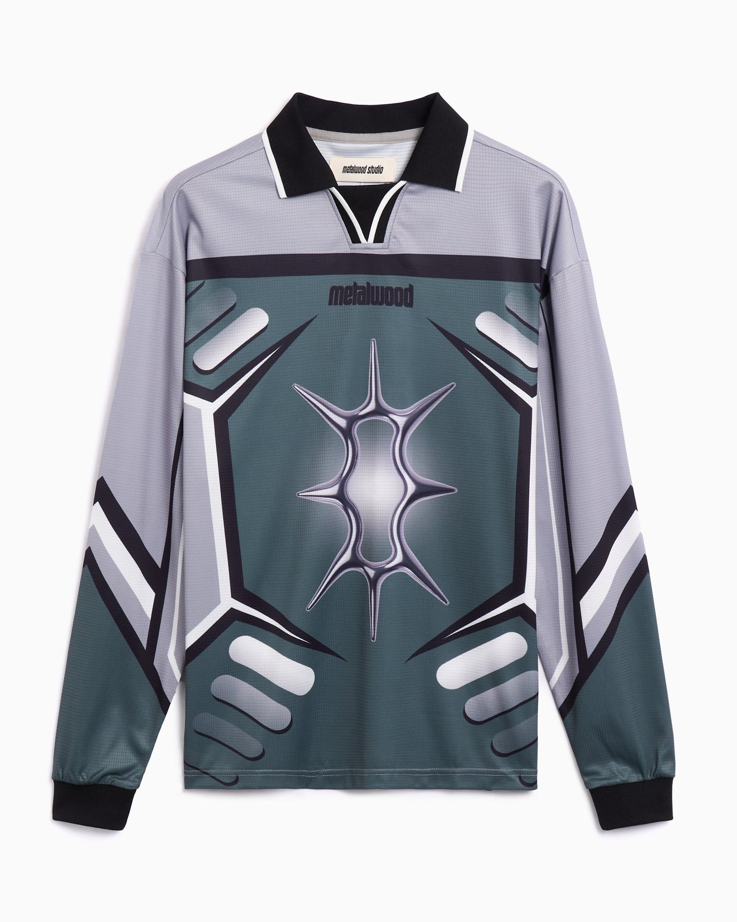 Jersey T-Shirt con gráfico de manga larga Metalwood Mox-Games para hombre