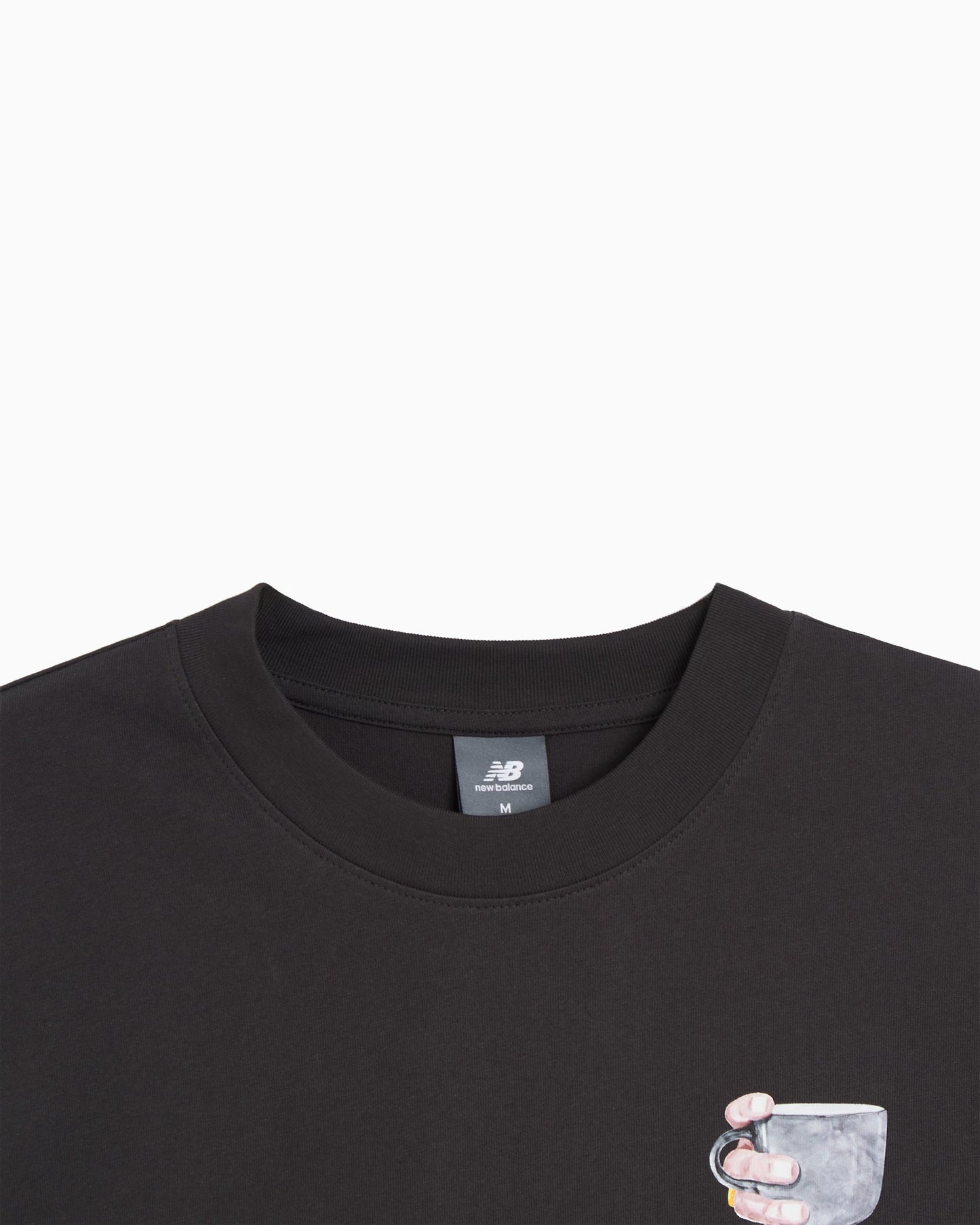 Camiseta con gráfico Oversize New Balance Grey Days "Coffee" para hombre