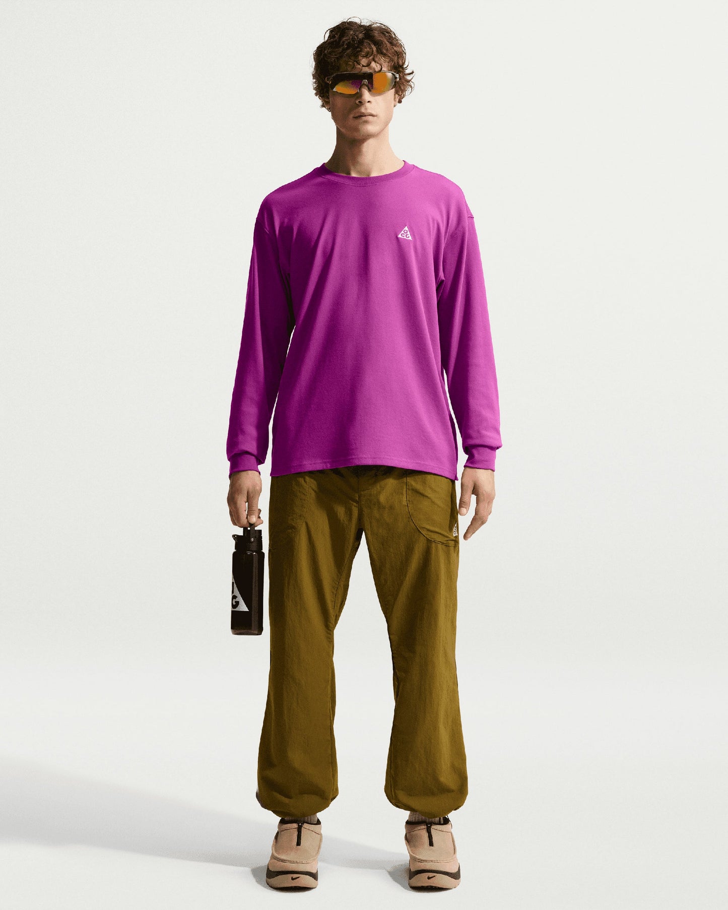Camiseta con logo Relaxed de manga larga Nike ACG para hombre