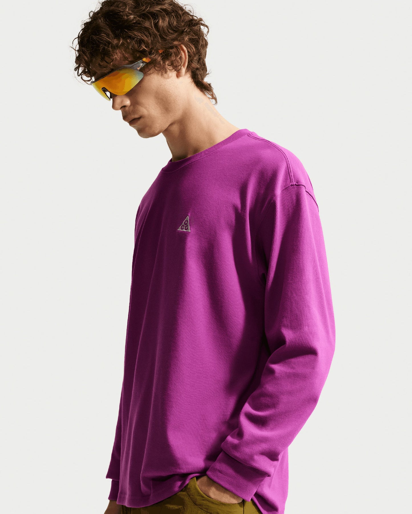 Camiseta con logo Relaxed de manga larga Nike ACG para hombre